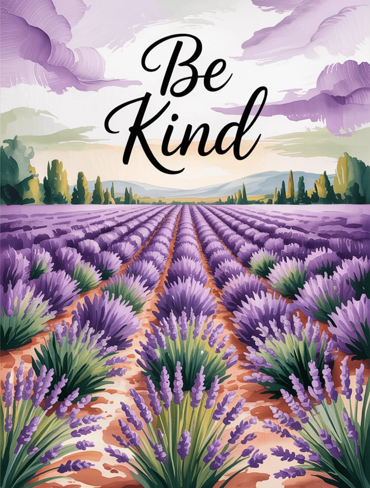 Lavender Field Kind