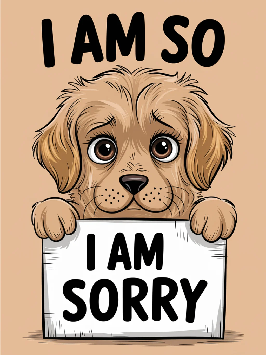 I Am So Sorry Puppy