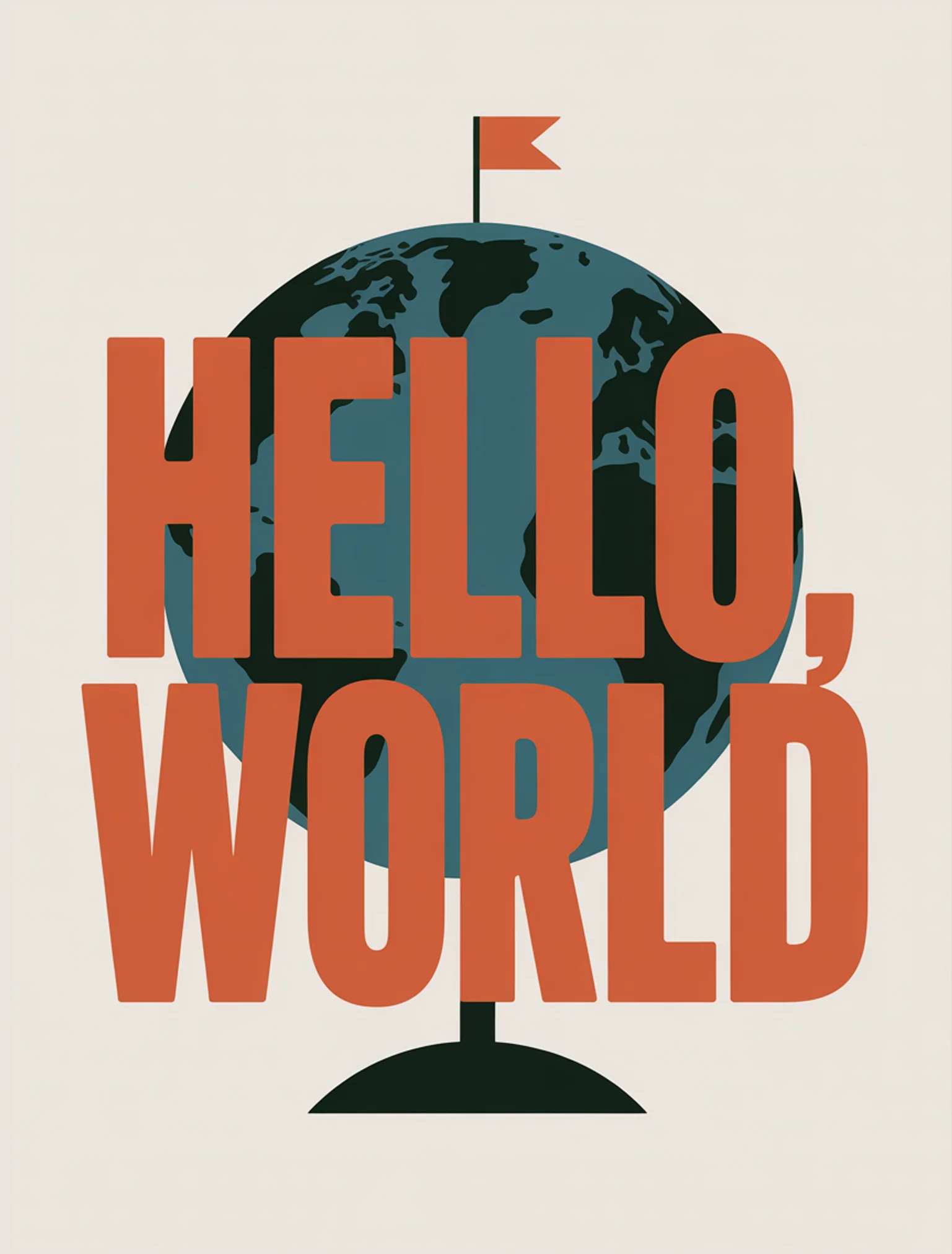 Hello World Poster