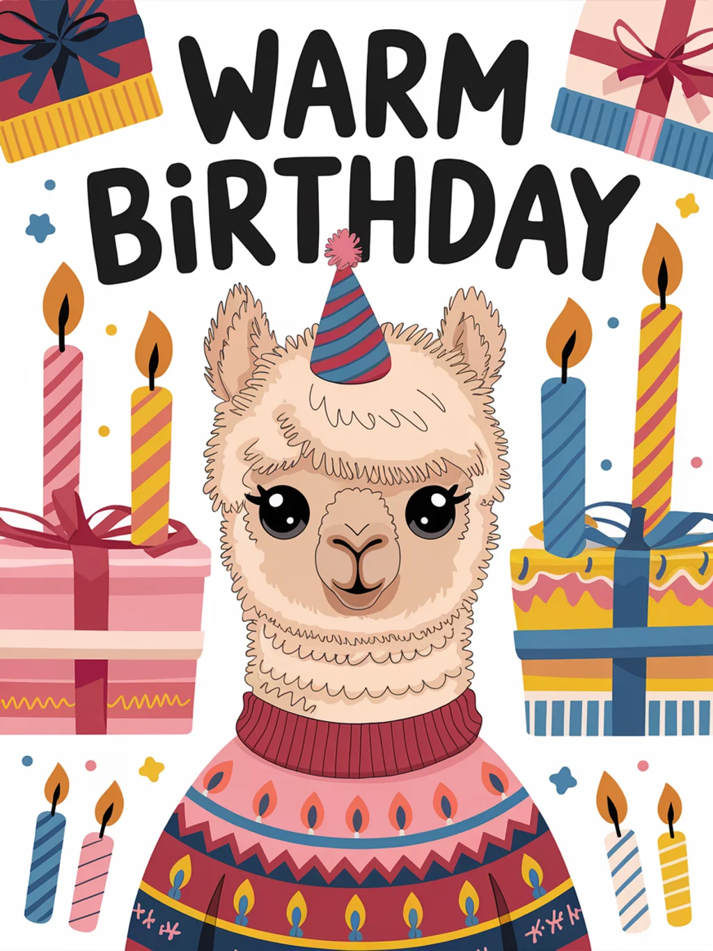 Alpaca Sweater Birthday