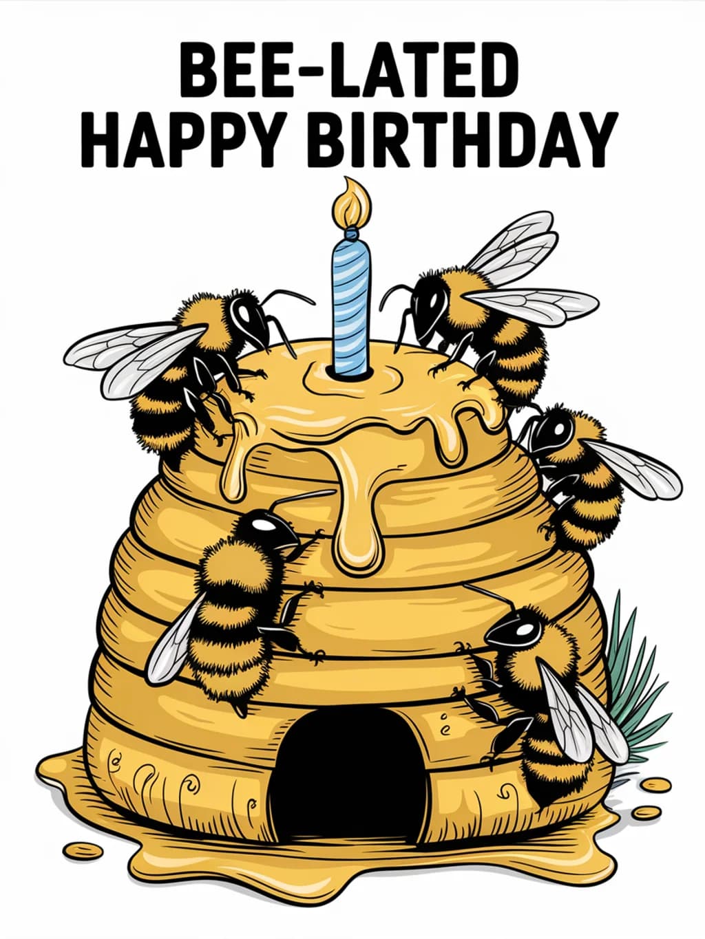 Bee Hive Cake Birthday