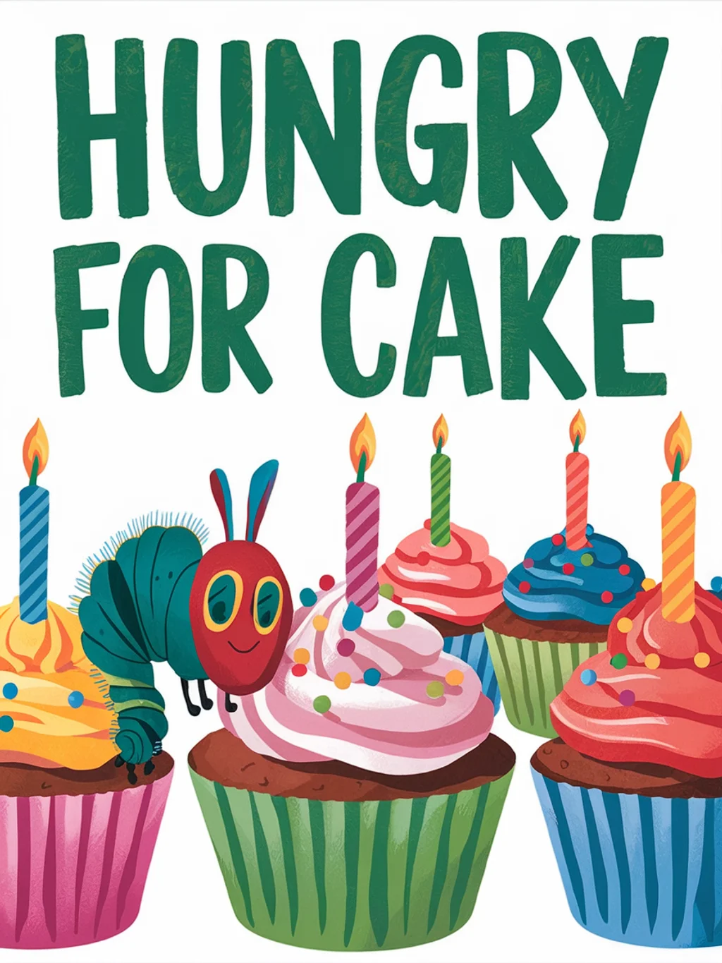 Caterpillar Cupcake Birthday