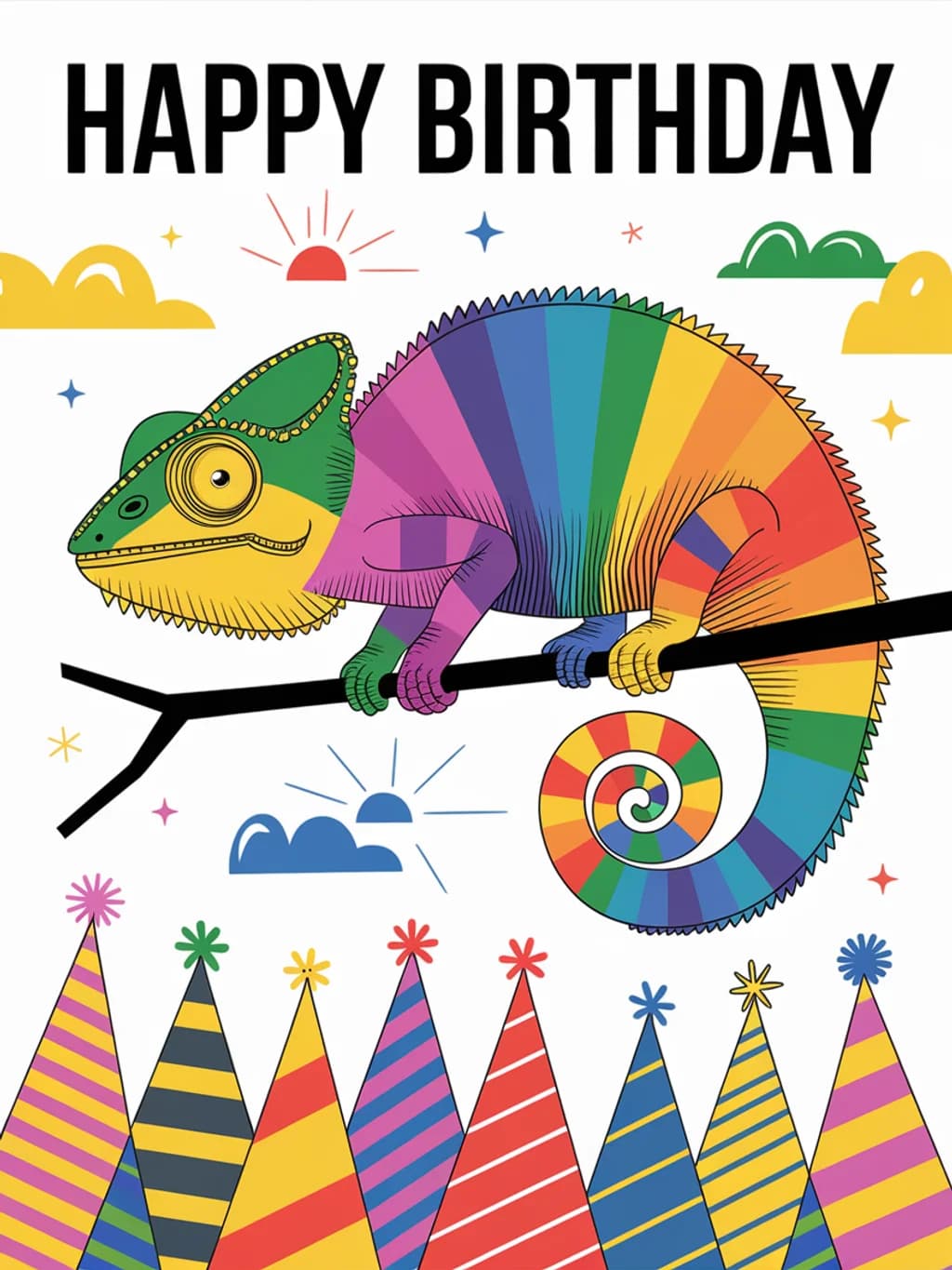 Chameleon Colors Birthday