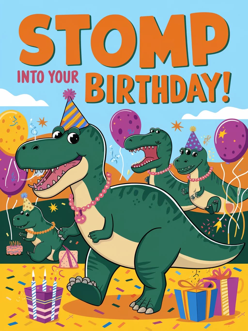 Dinosaur Stomp Birthday