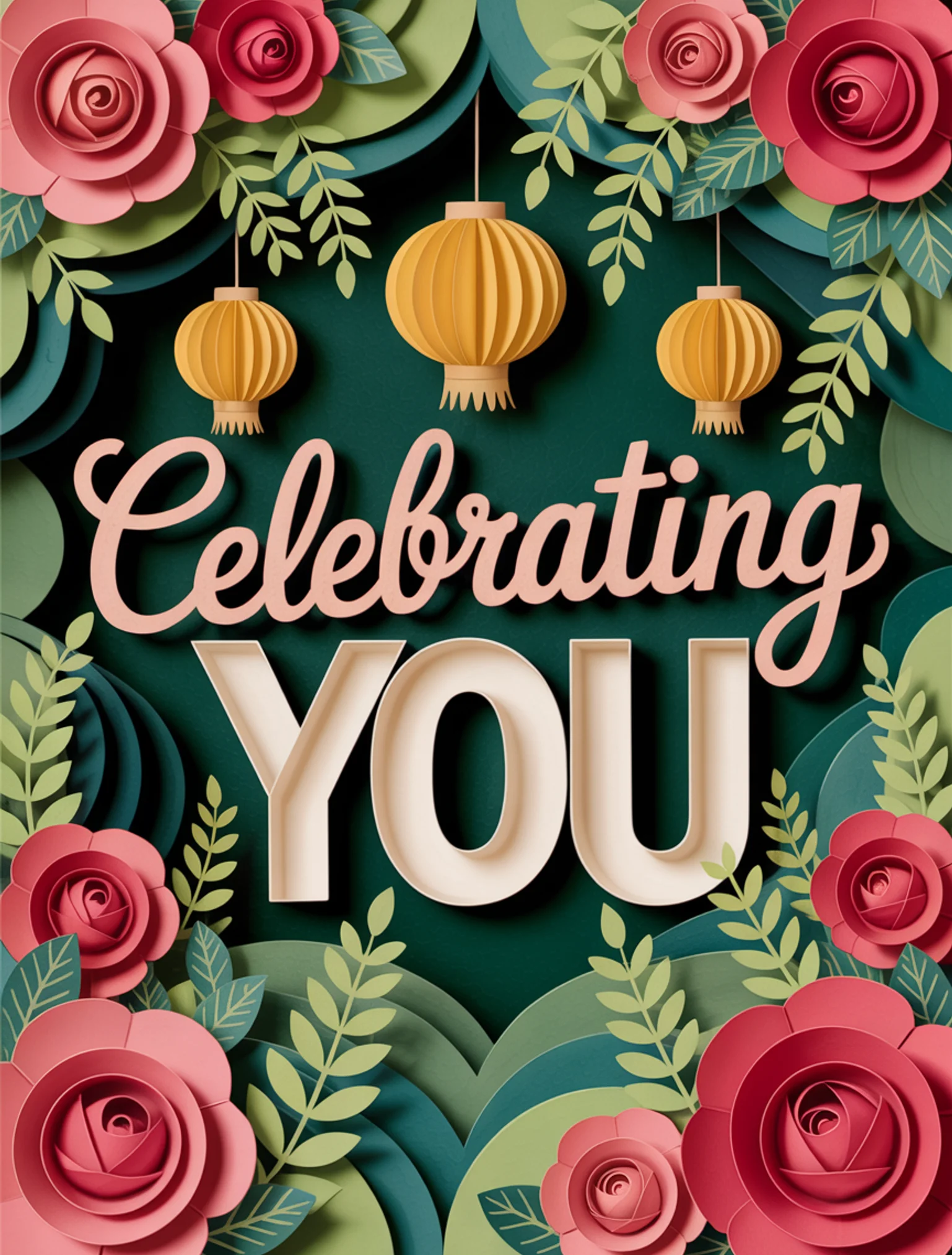 Celebrate You Papercraft