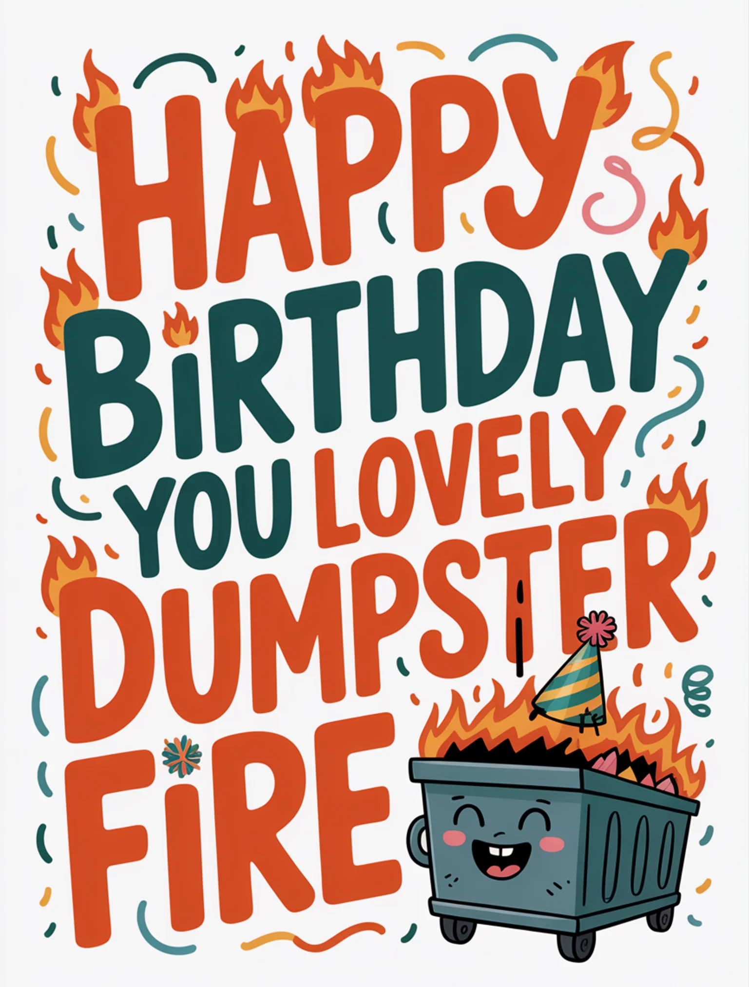 Funny Dumpster Fire Alt1