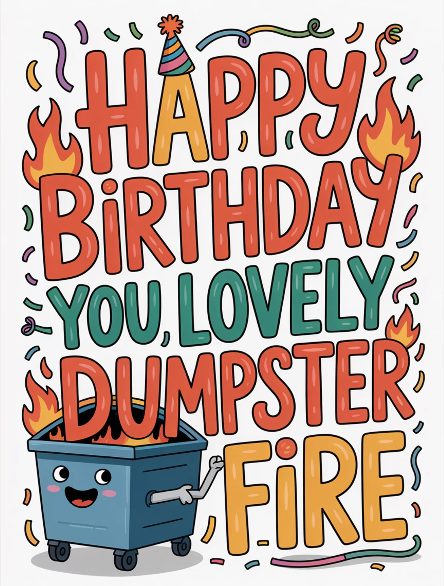 Funny Dumpster Fire Alt3