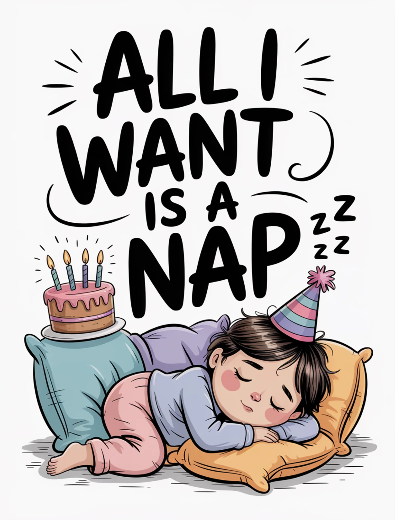 Funny Nap Birthday Alt1