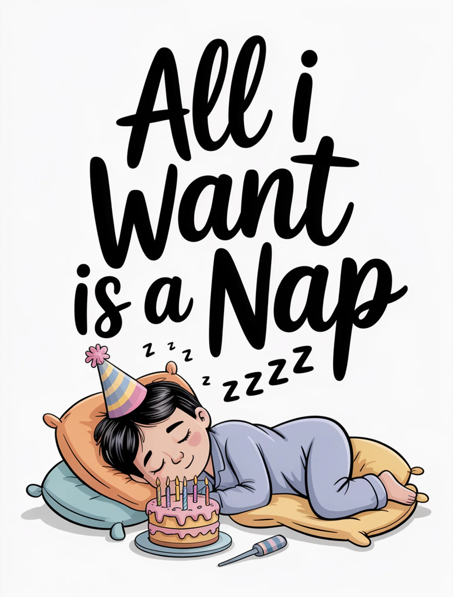 Funny Nap Birthday Alt2