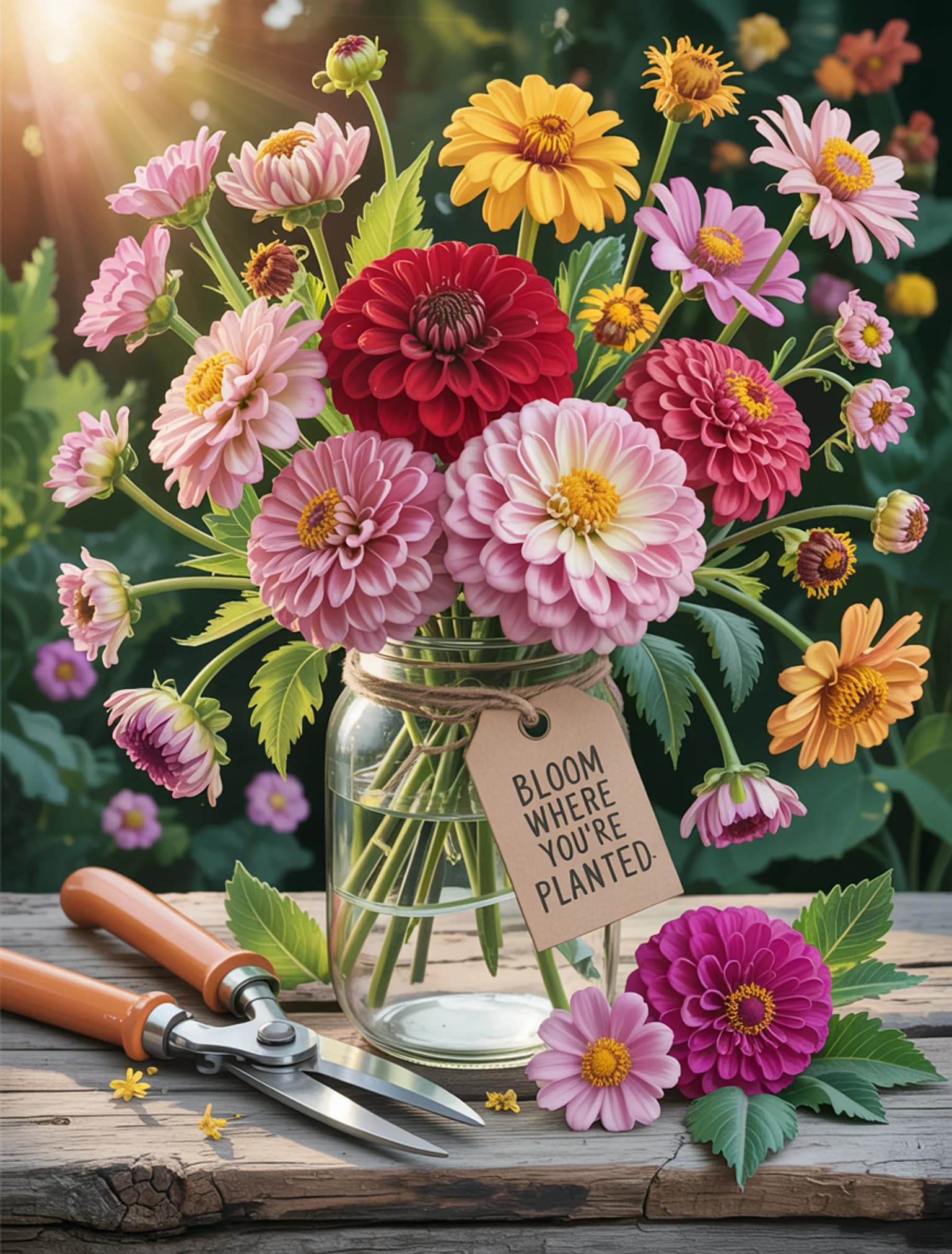 Fresh Cut Garden Blooms