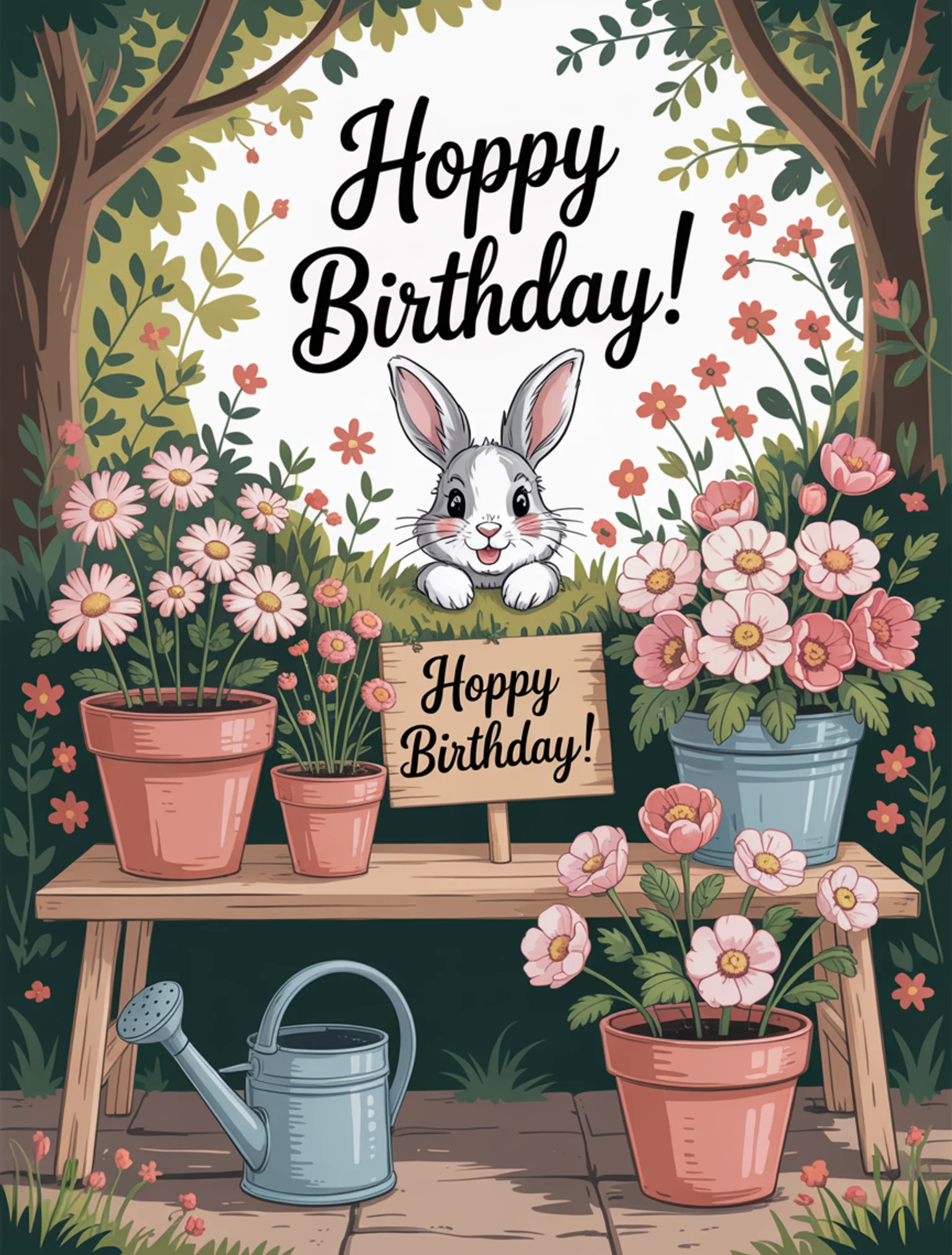 Bunny Garden Birthday