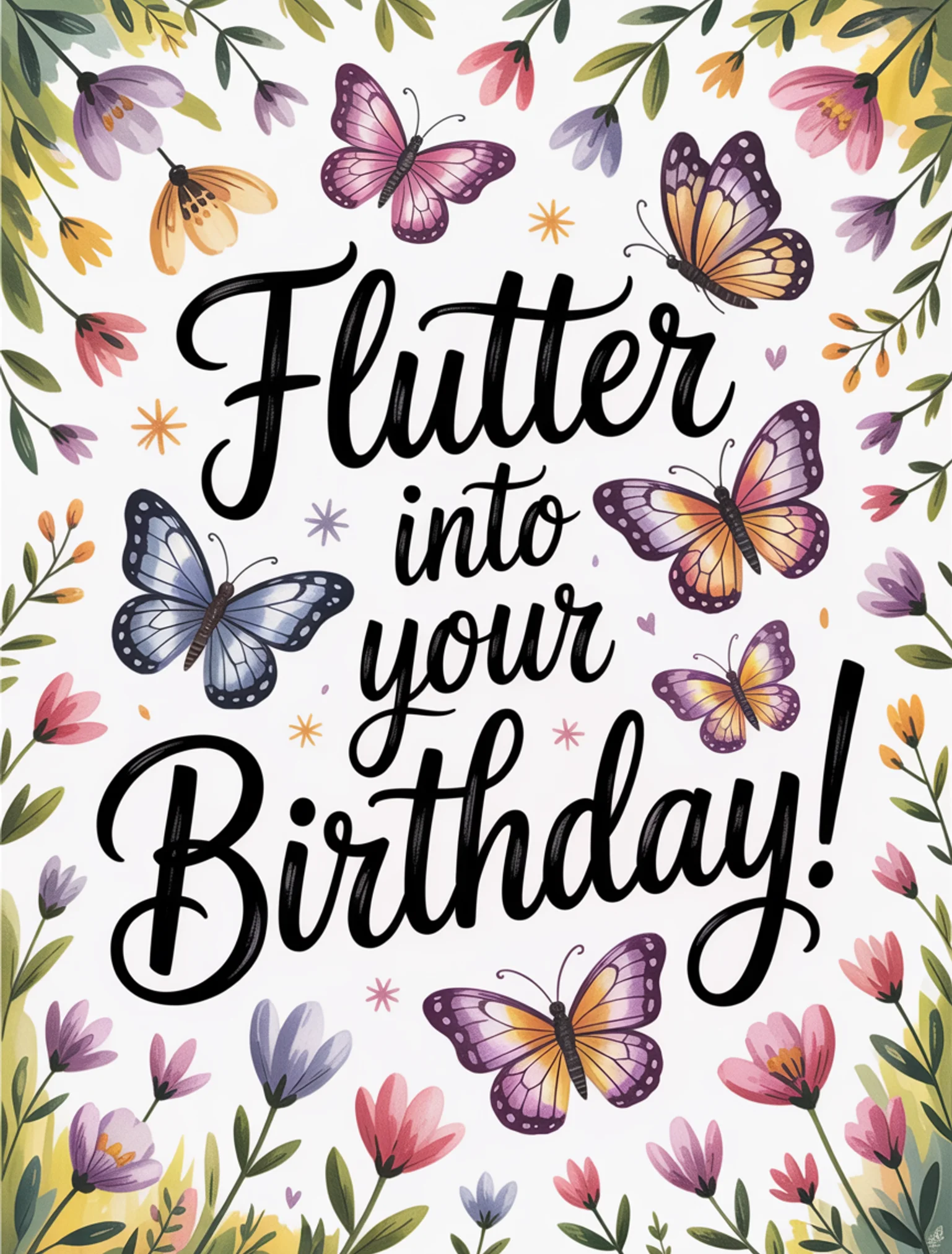 Butterfly Flutter Birthday