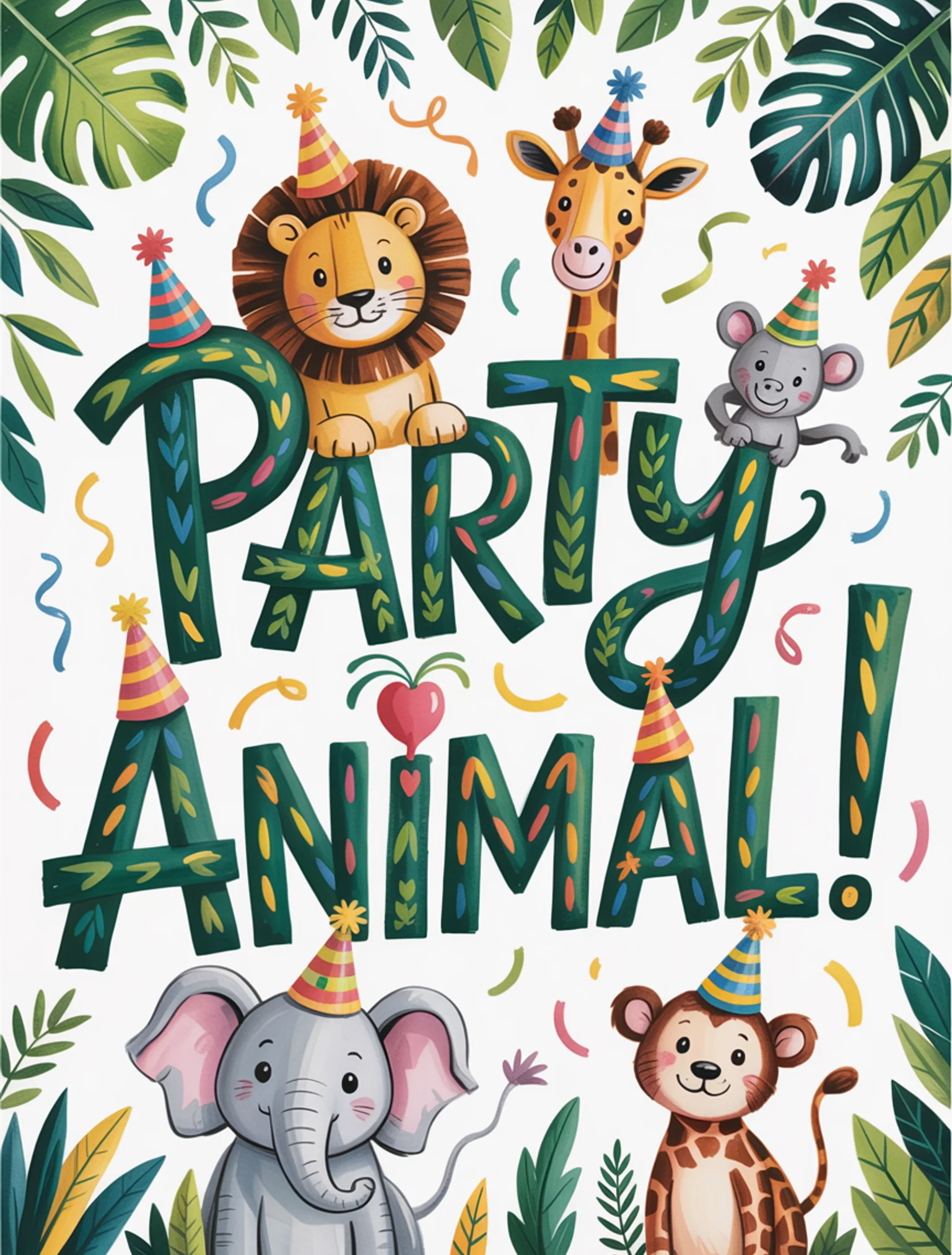 Jungle Animals Birthday