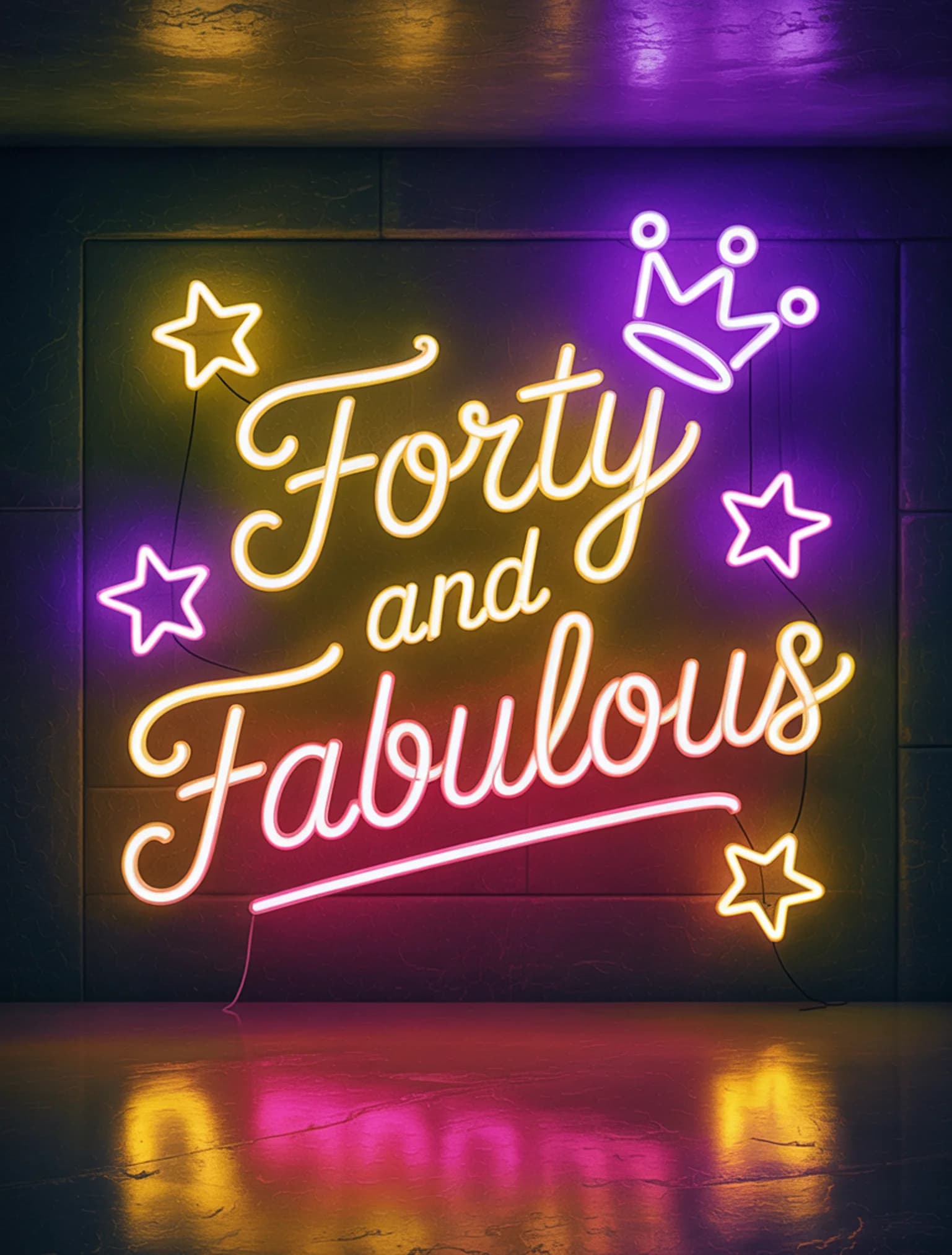 Neon Forty and Fabulous