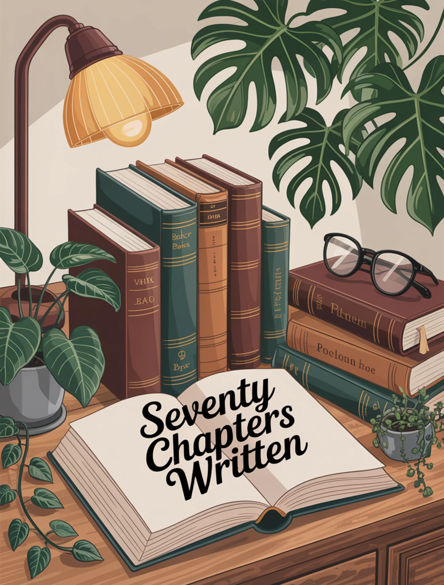 Seventy Chapters Written