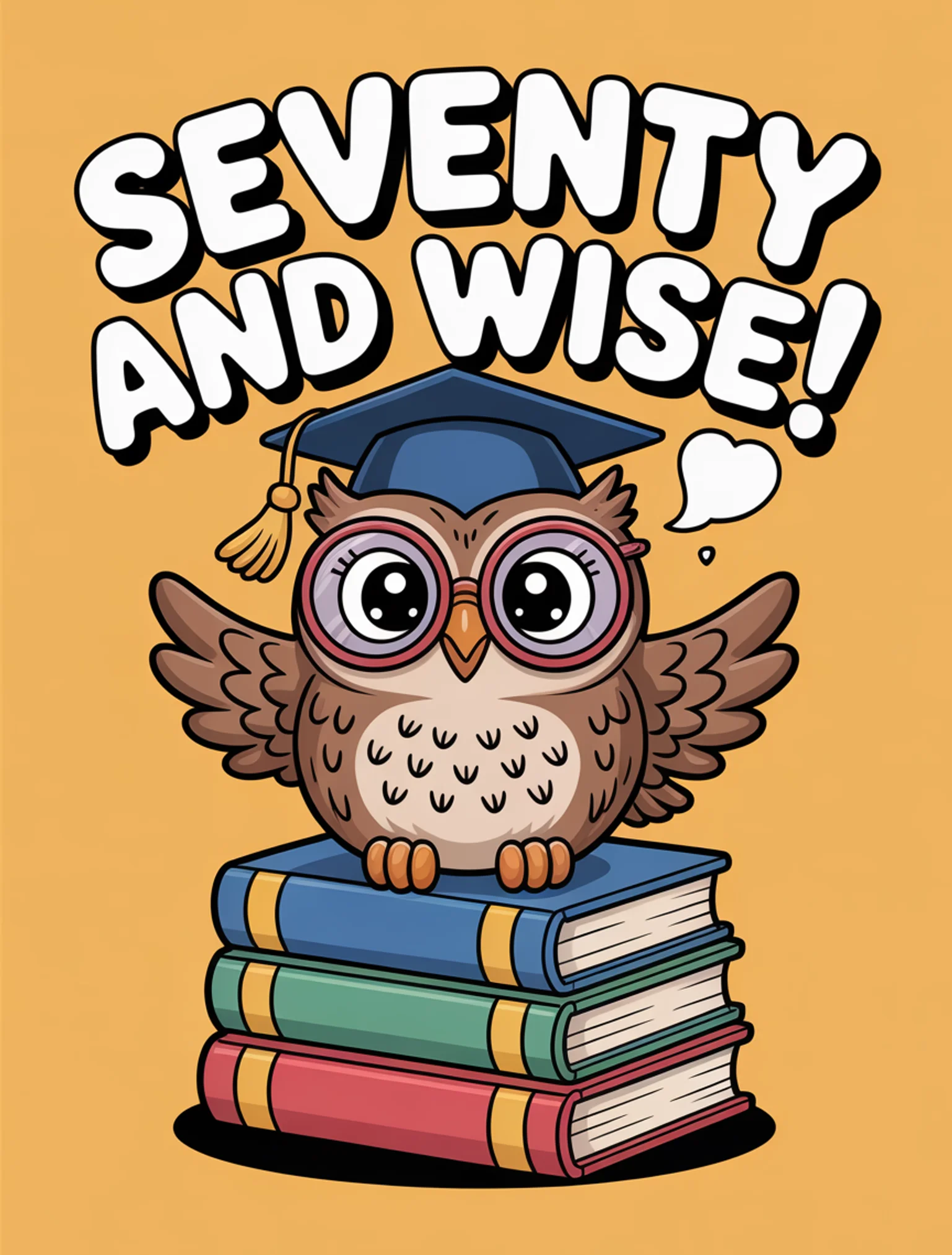 Kawaii Wise Owl 70