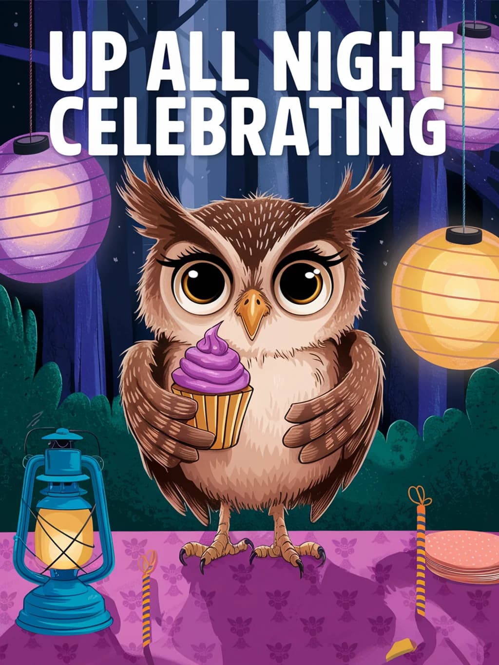 Owl Night Birthday