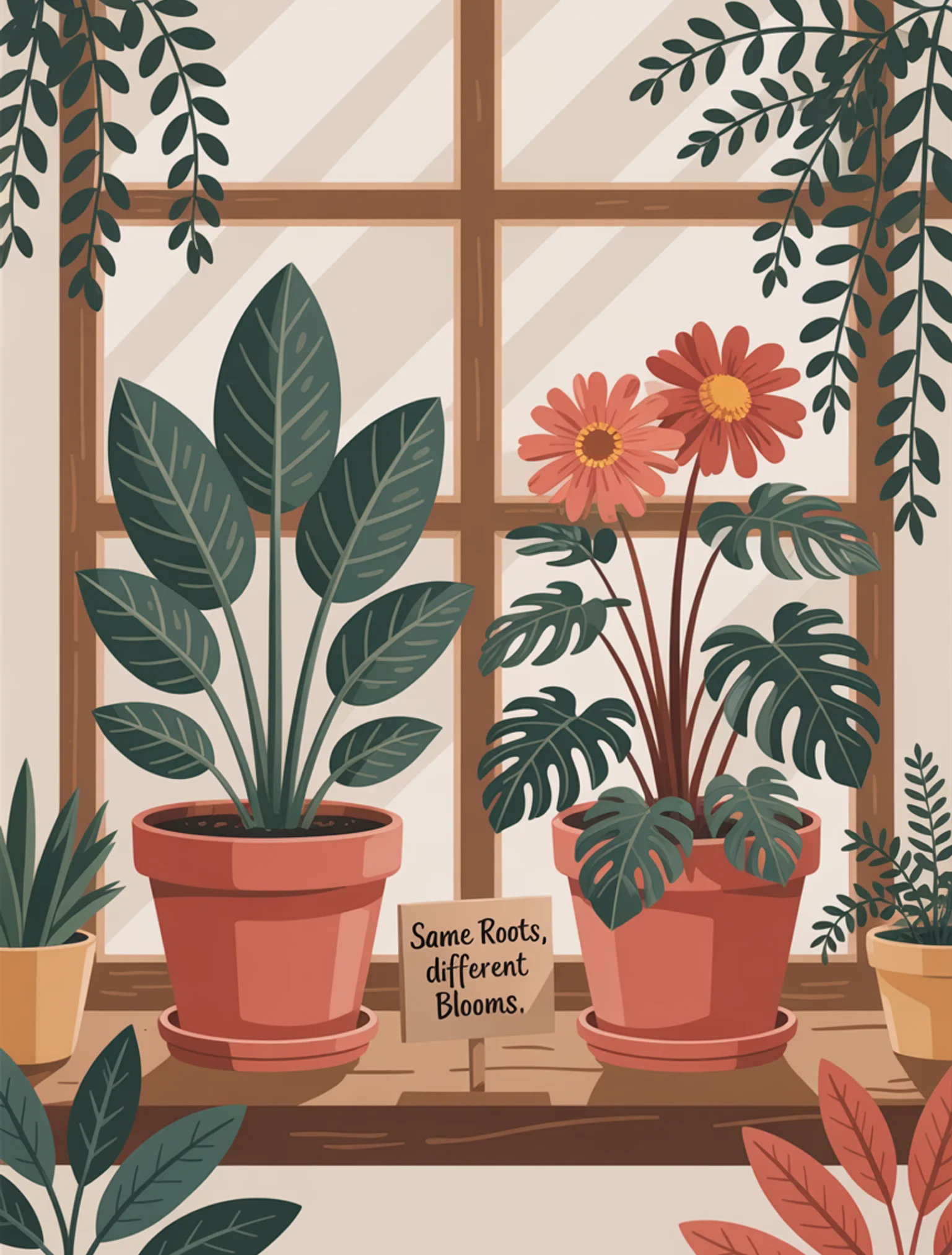 Same Roots Different Blooms