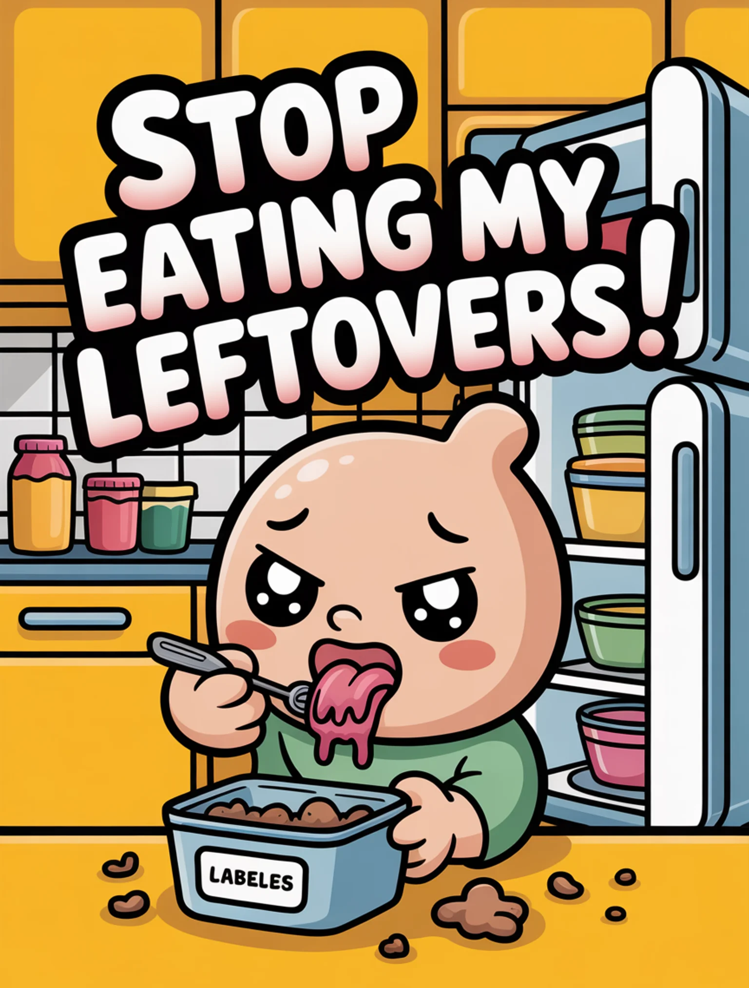 Kawaii Fridge Raider