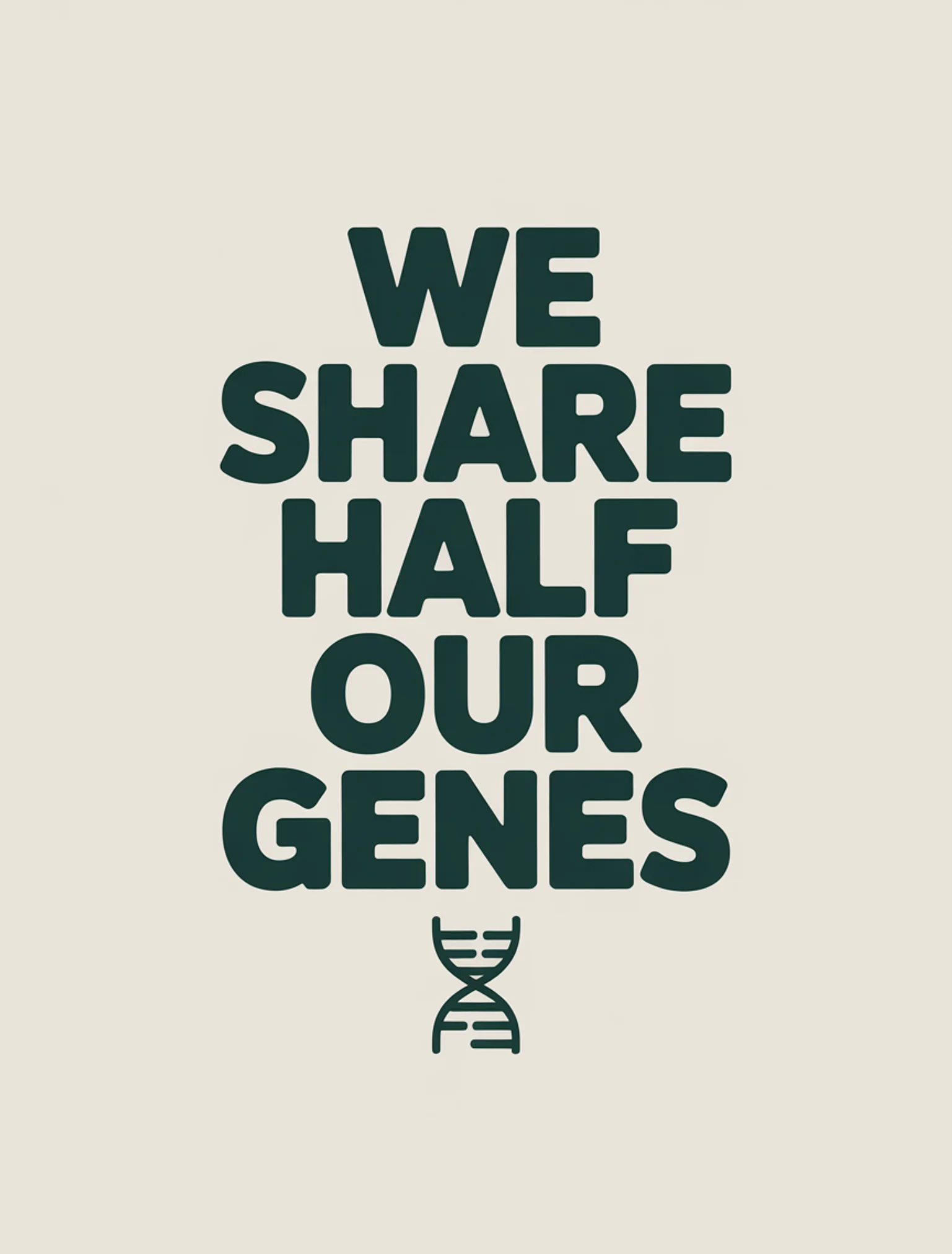 Minimal Half Your Genes