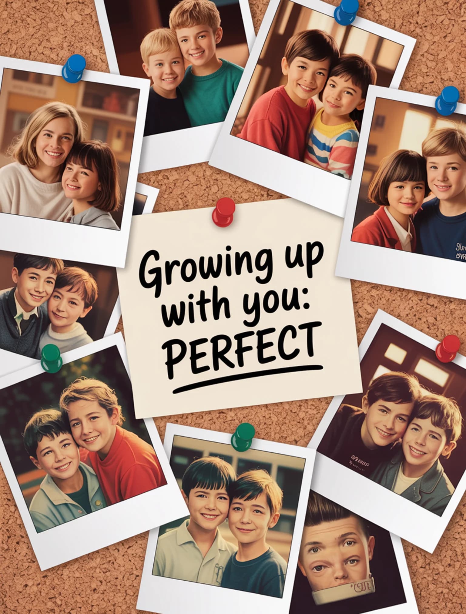 Sibling Polaroid Wall