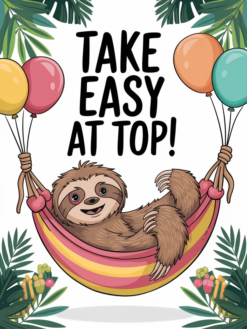 Sloth Hammock Birthday