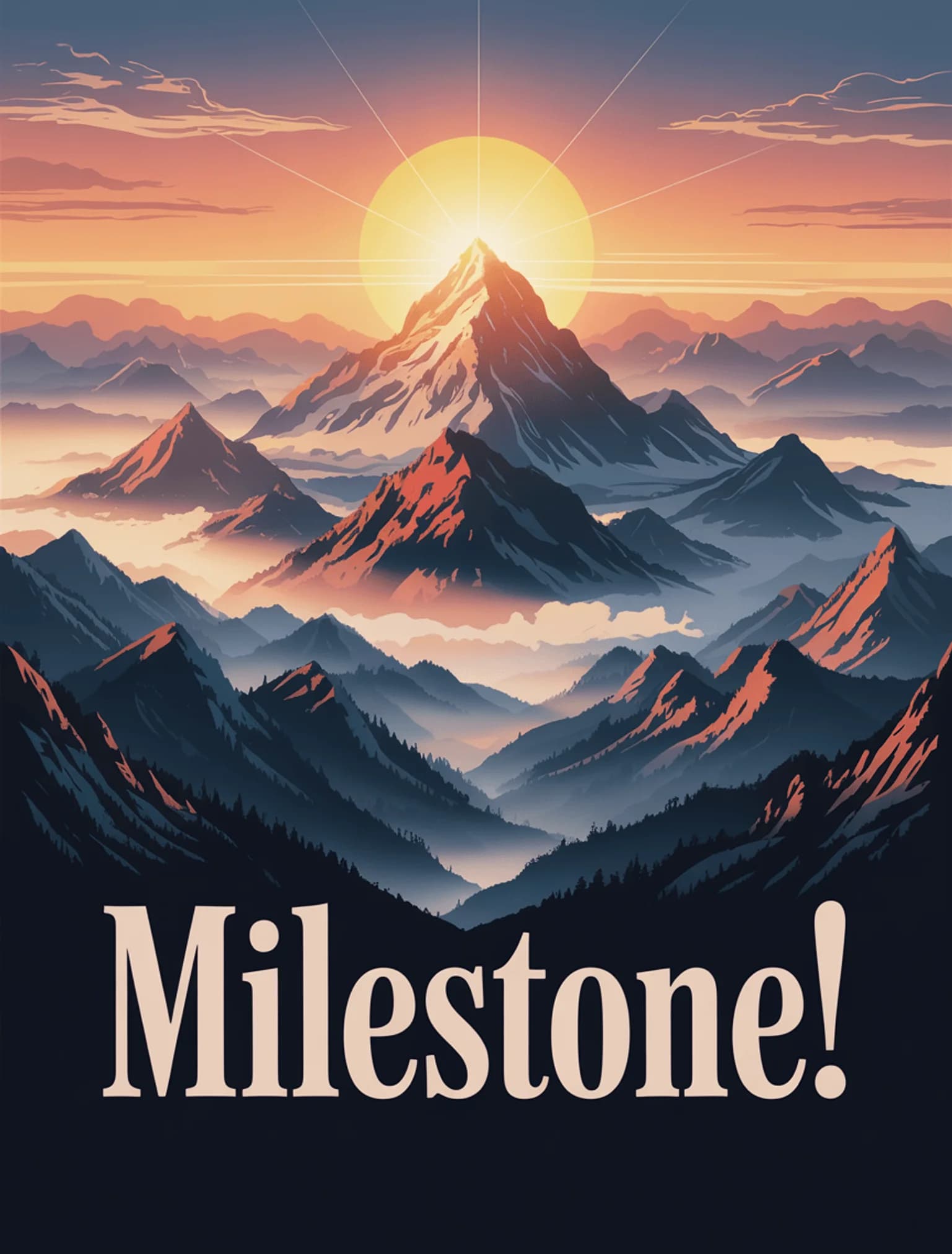 Mountain Peak Sunrise