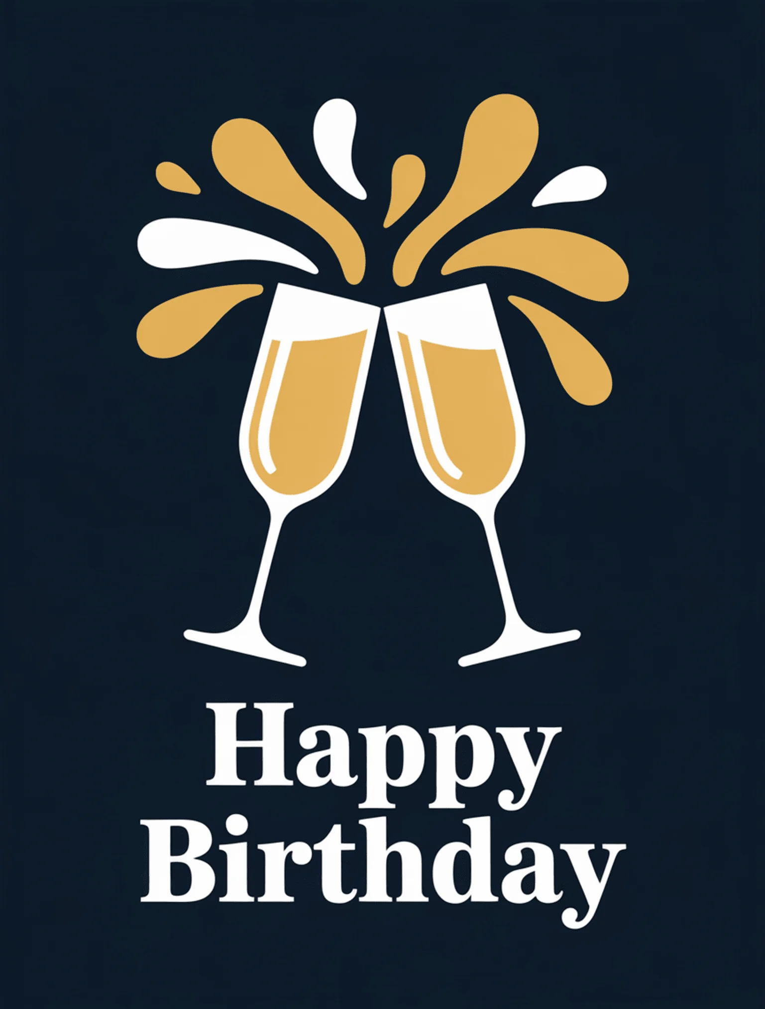 Abstract Toast Glasses