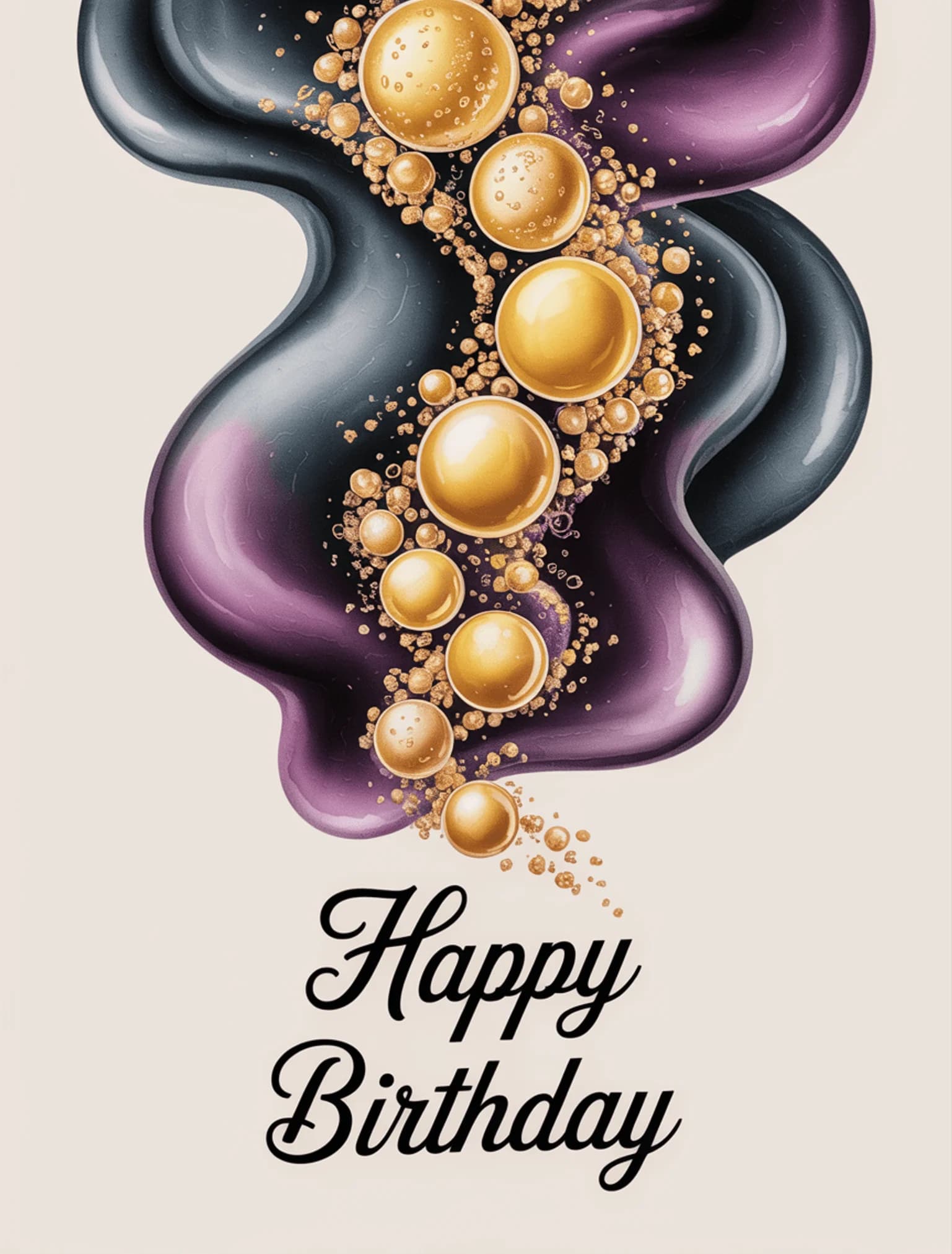 Champagne Bubbles Dark