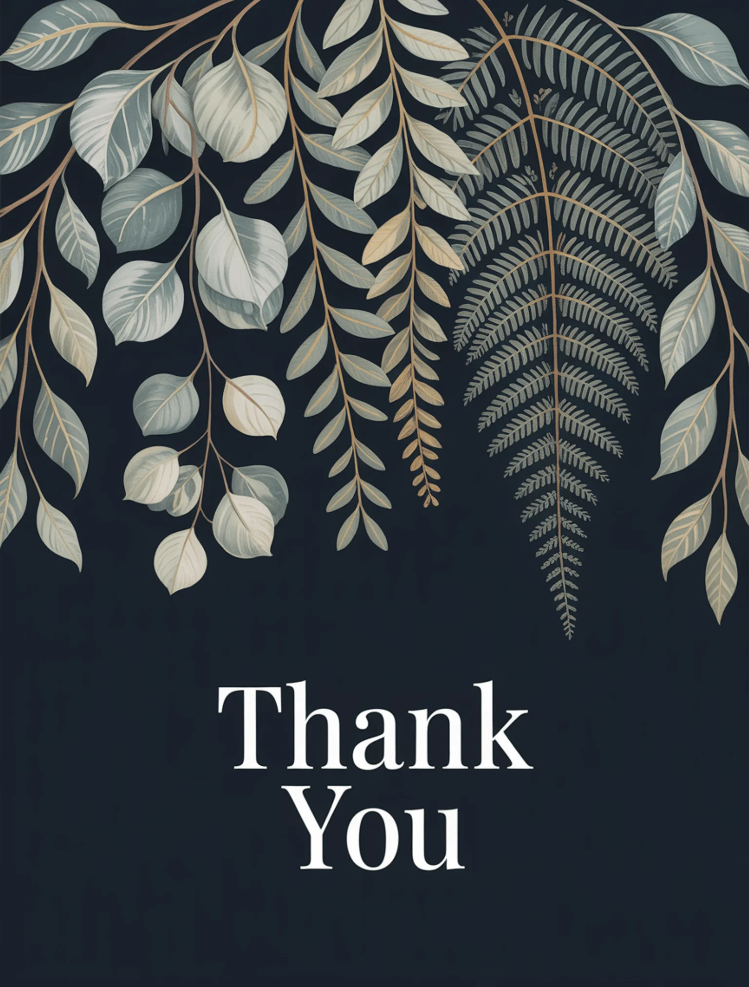 Navy Floral Botanical