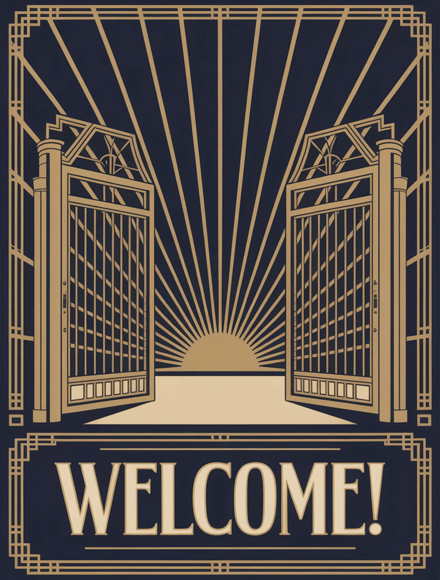 Art Deco Gates