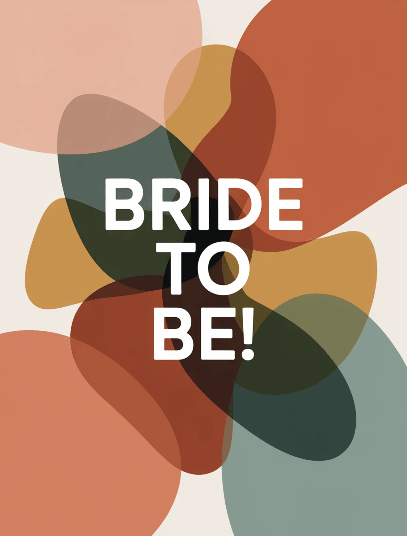 Modern Abstract Blush