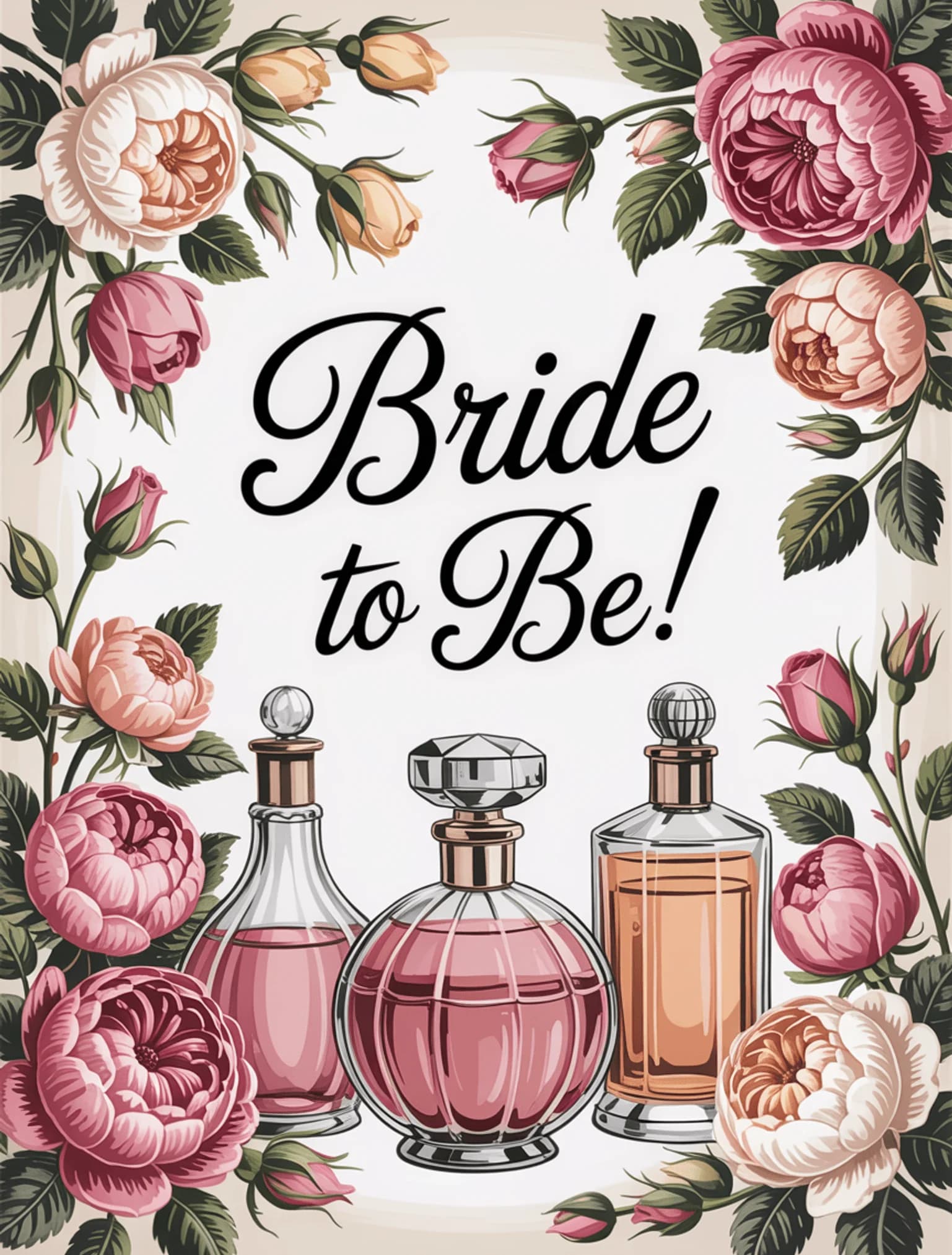 Vintage Perfume Roses