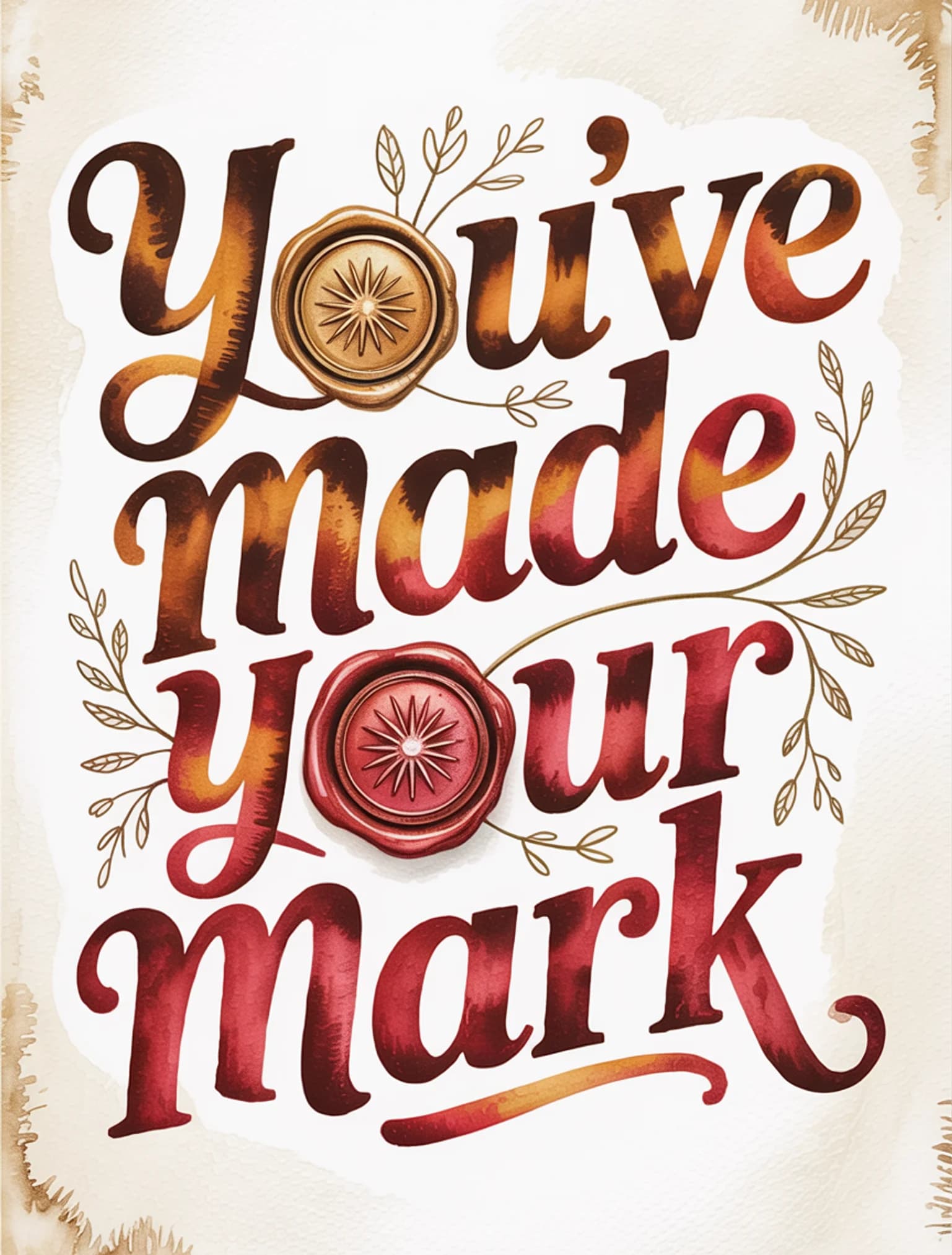 You've Made Your Mark