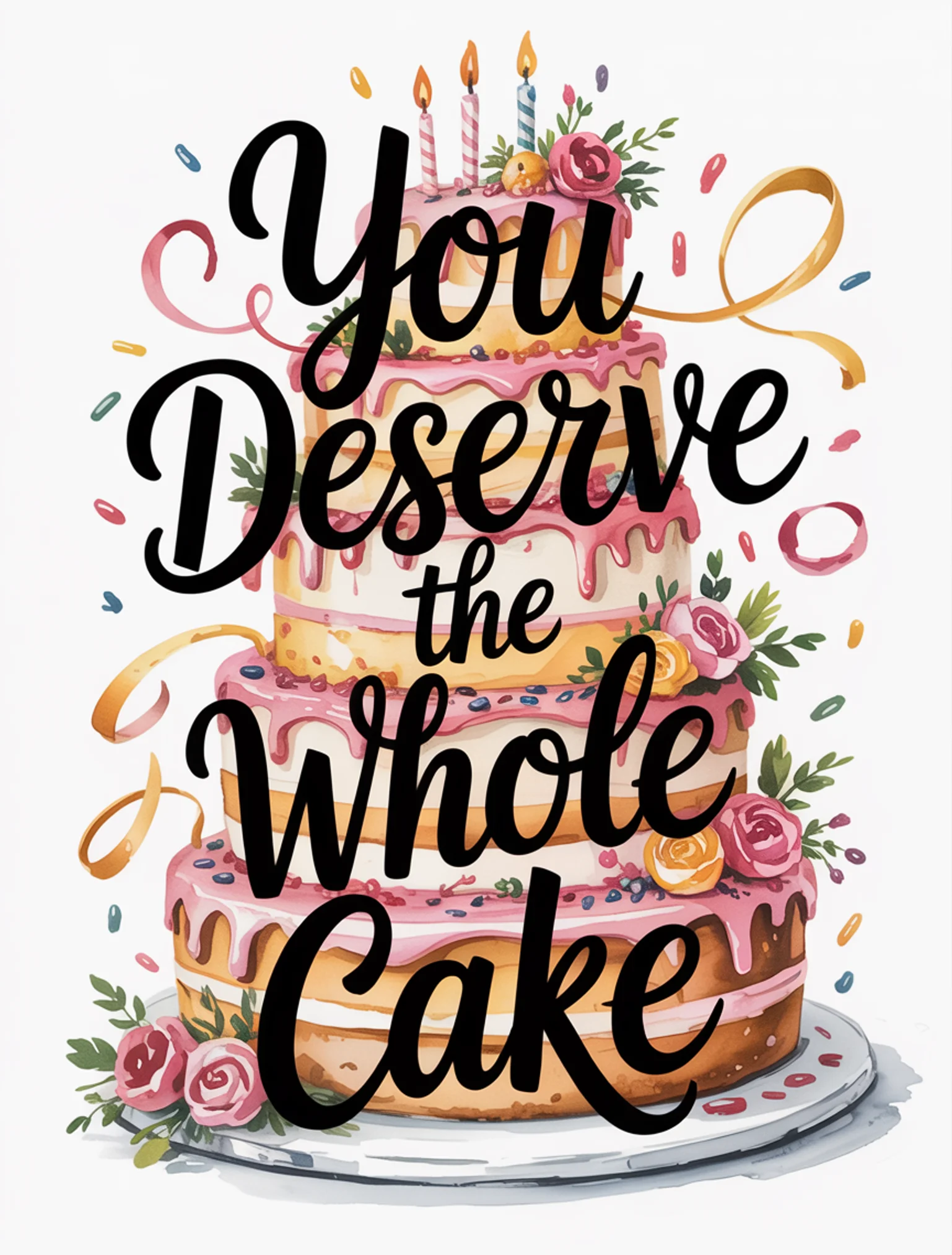 You Deserve the Whole Cake