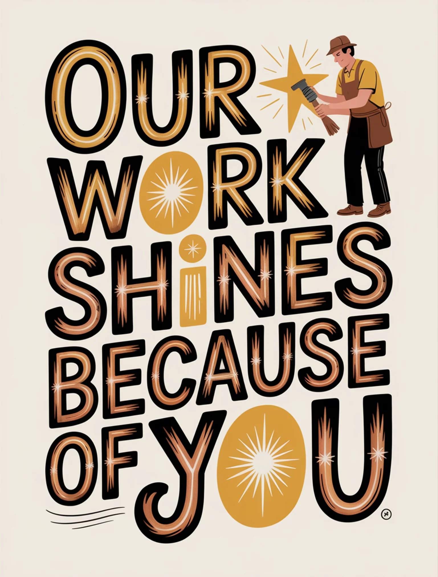 Our Work Shines Because of You