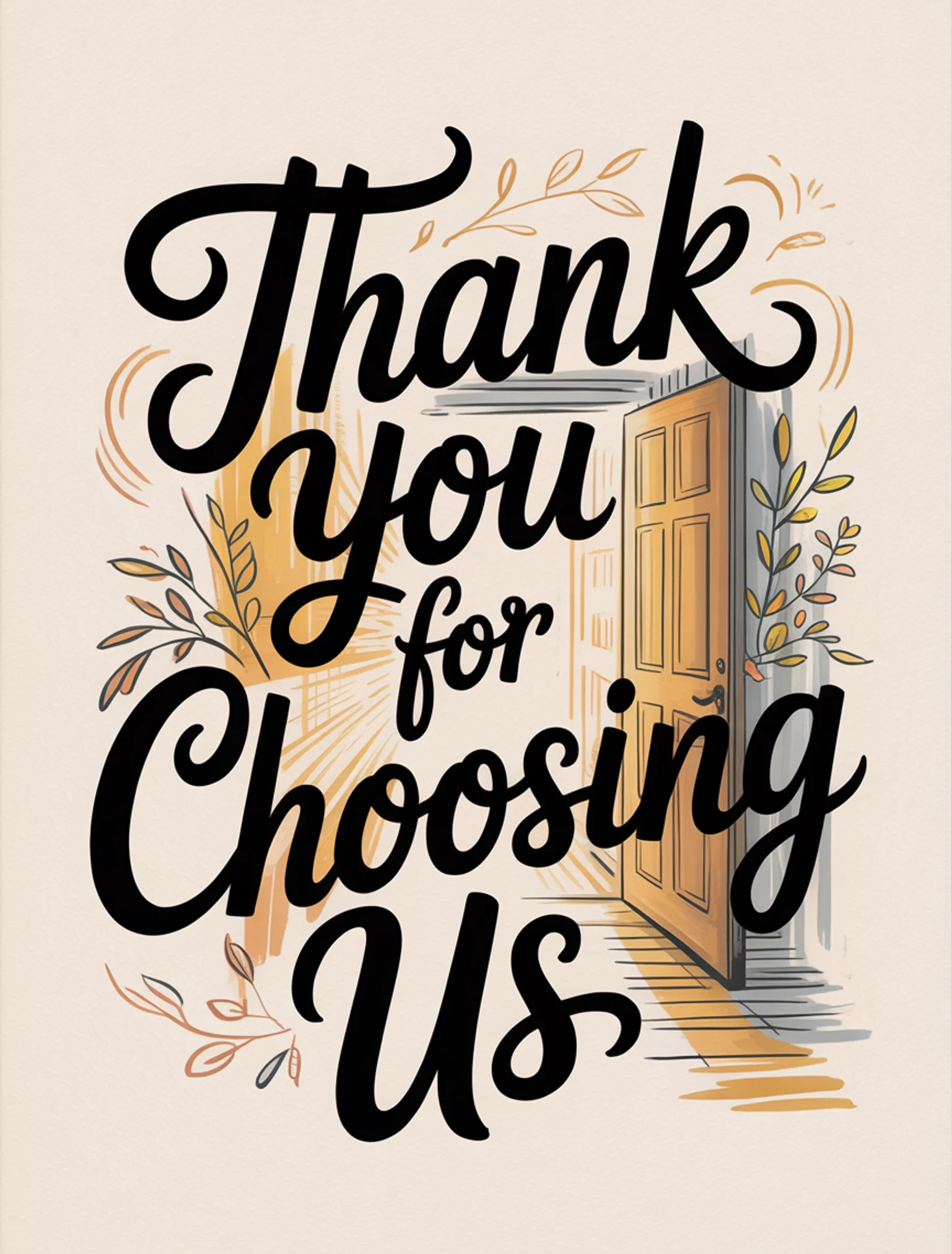 Thank You for Choosing Us