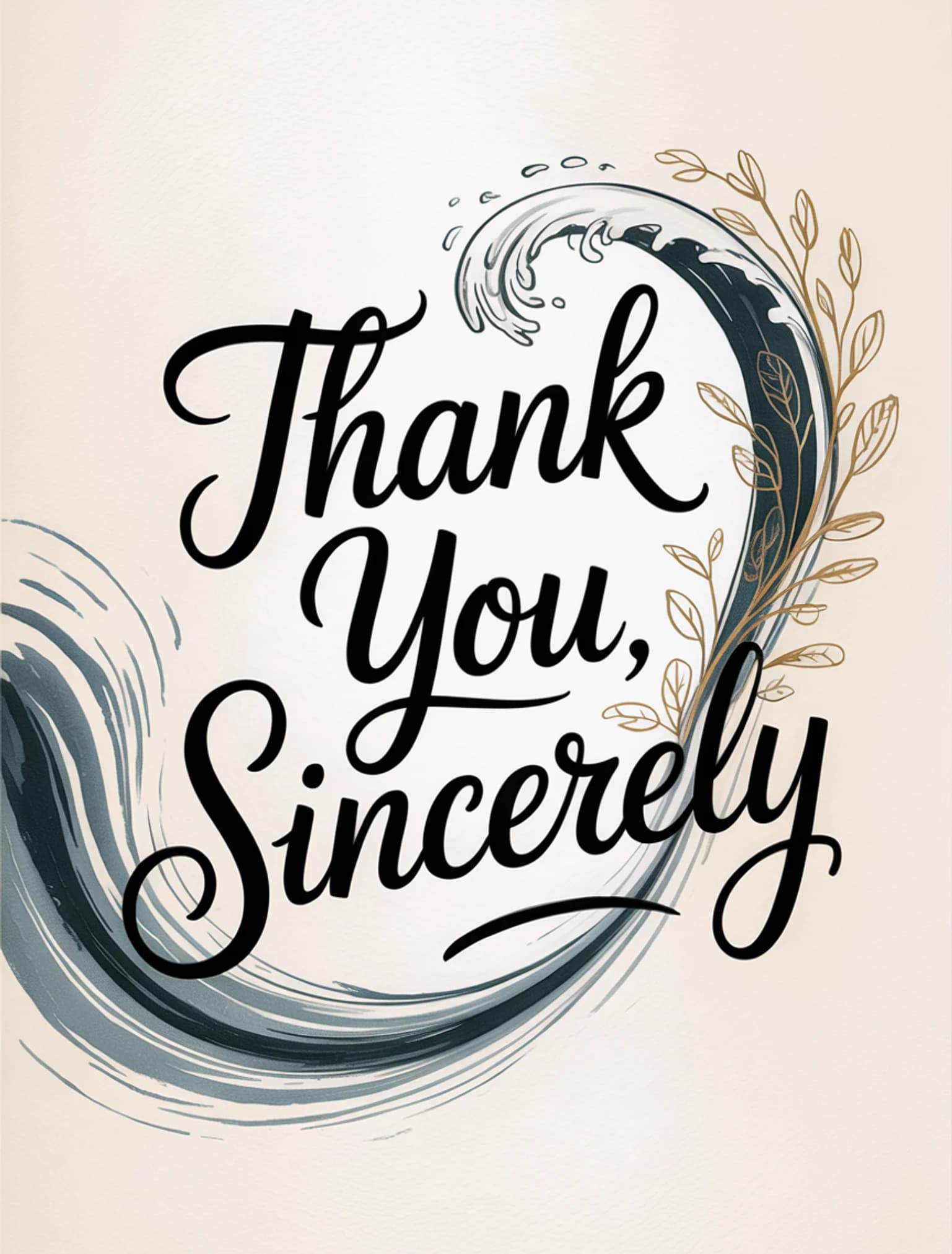 Thank You, Sincerely