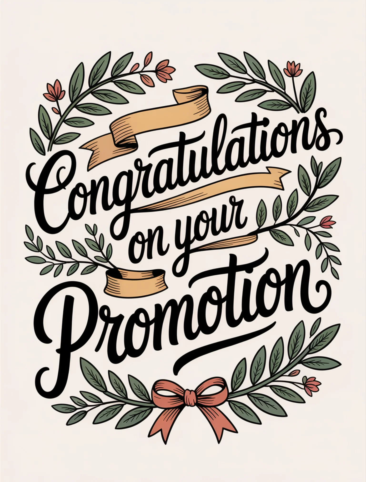 Congratulations on the Promotion