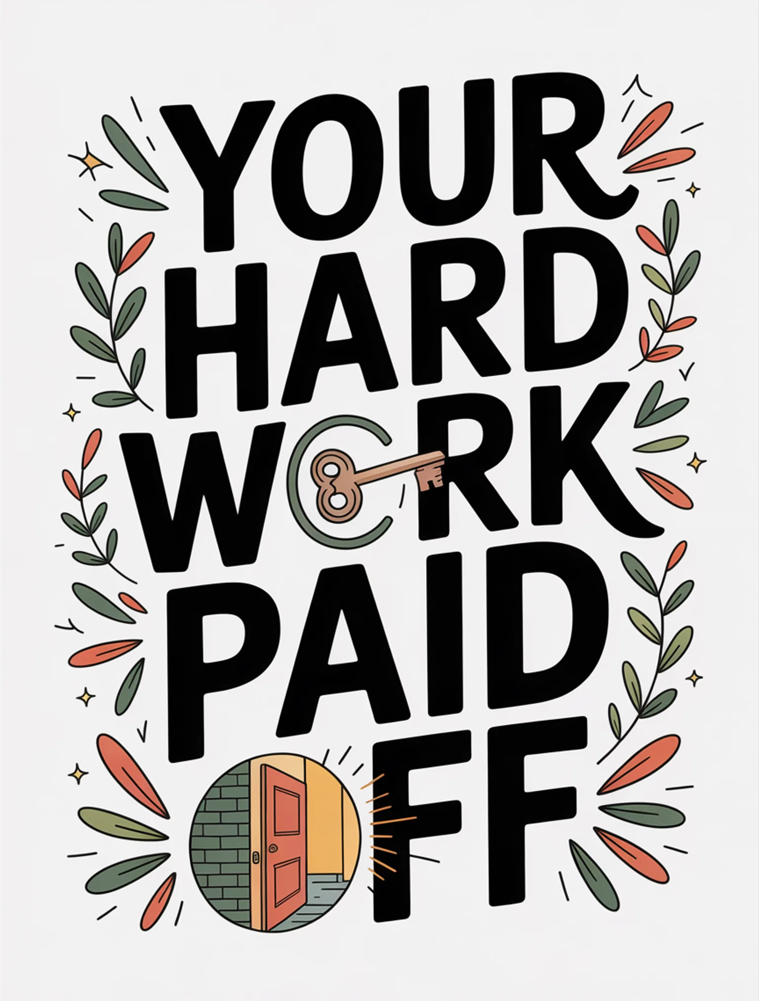 Your Hard Work Paid Off