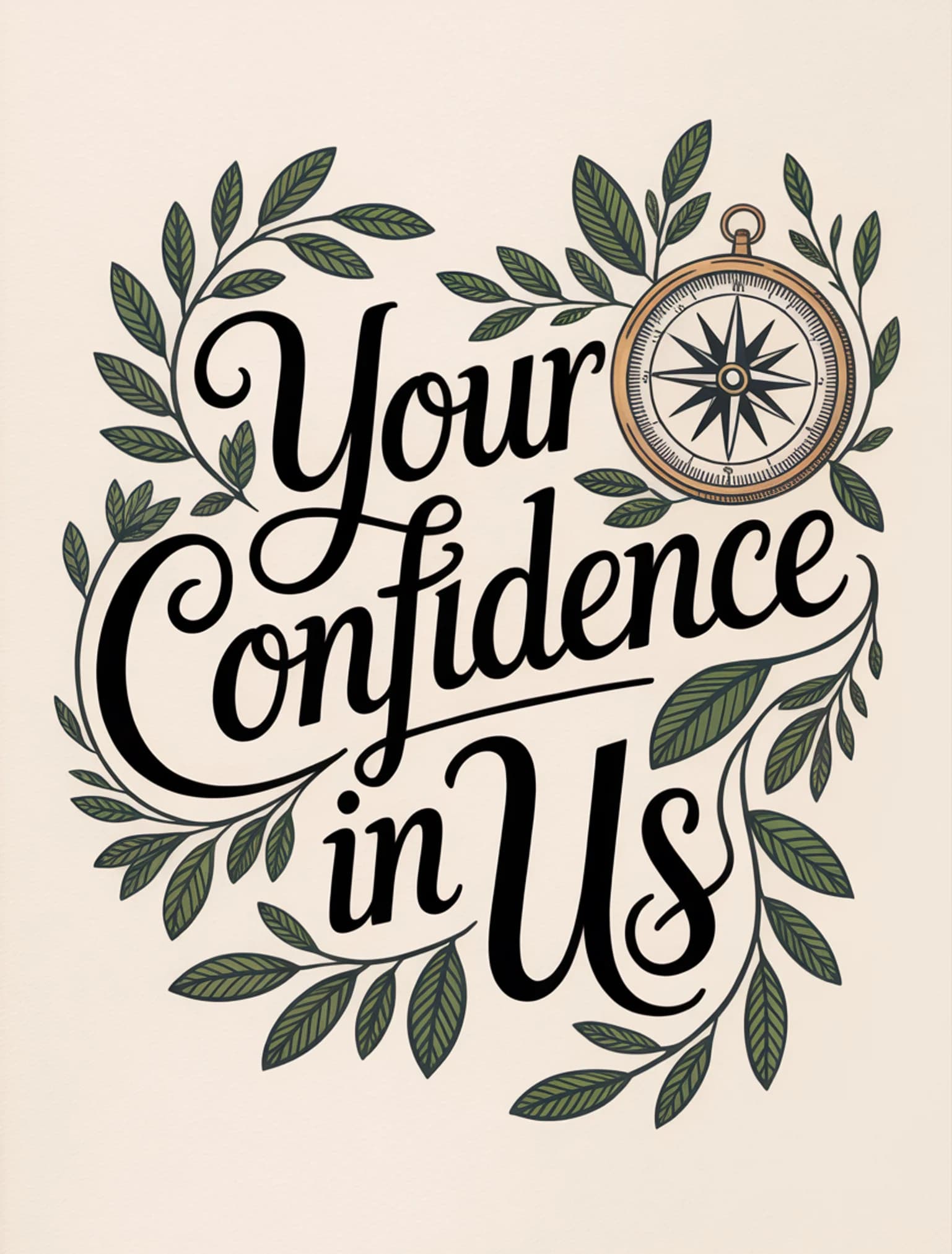 Your Confidence in Us