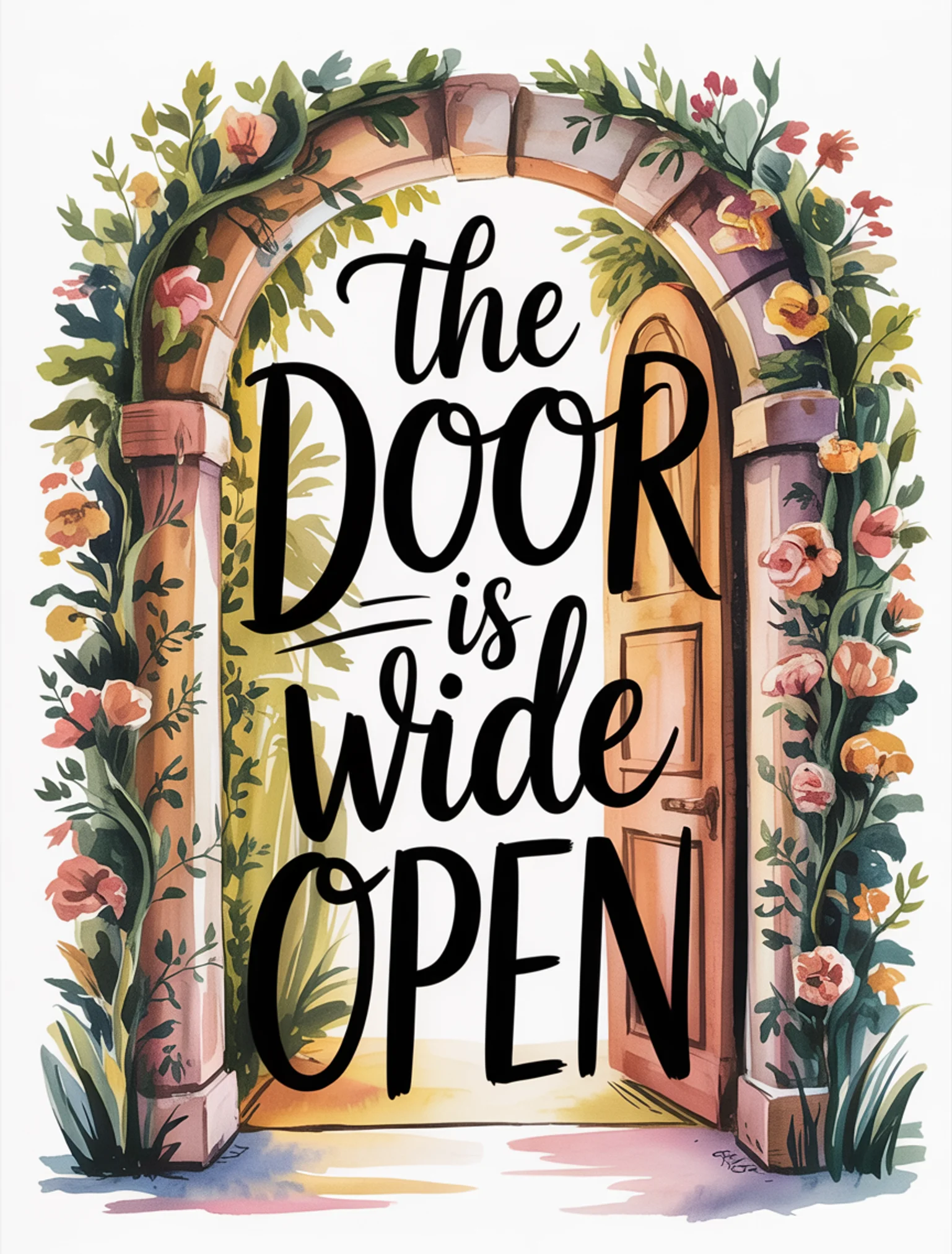 The Door Is Wide Open