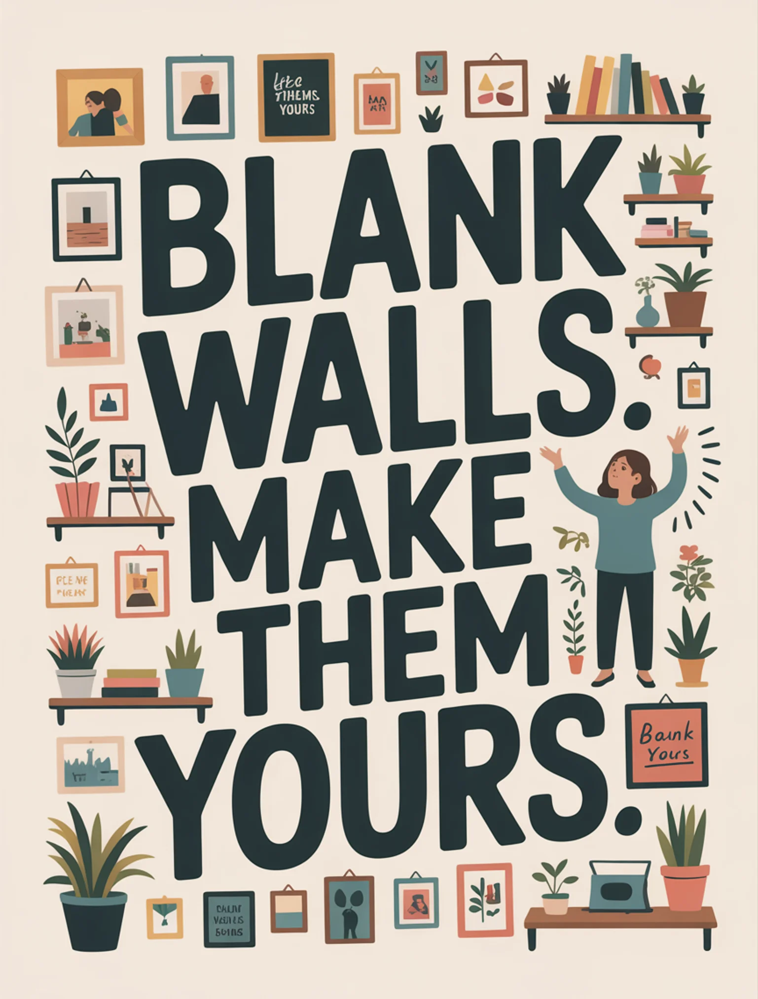 Blank Walls. Make Them Yours.