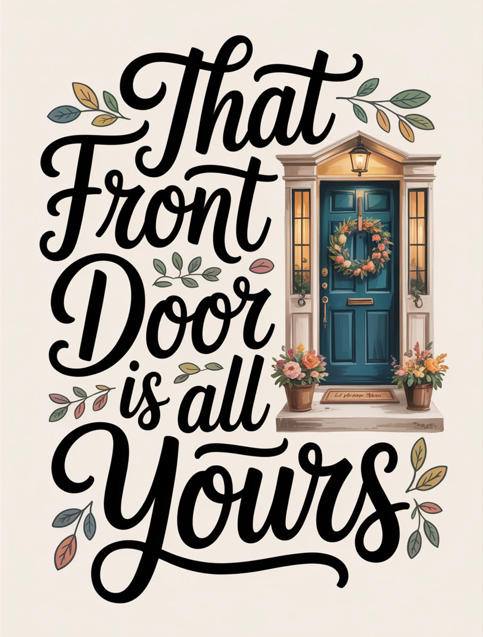 That Front Door Is All Yours