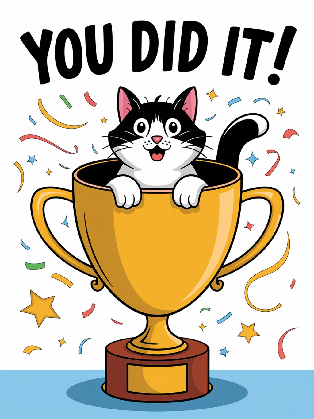 Trophy Cat Congrats