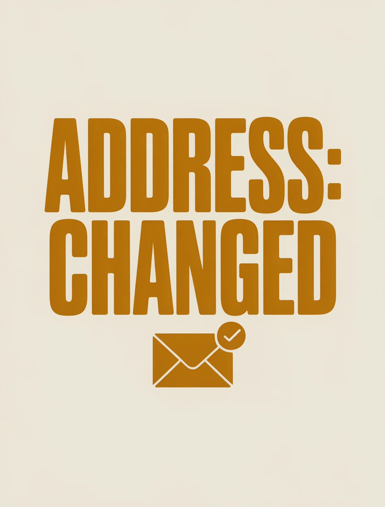 Address Changed