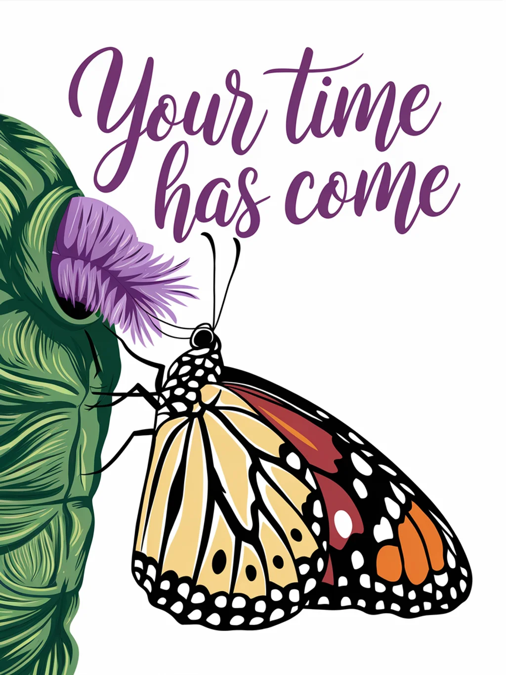 Butterfly Leaving Cocoon