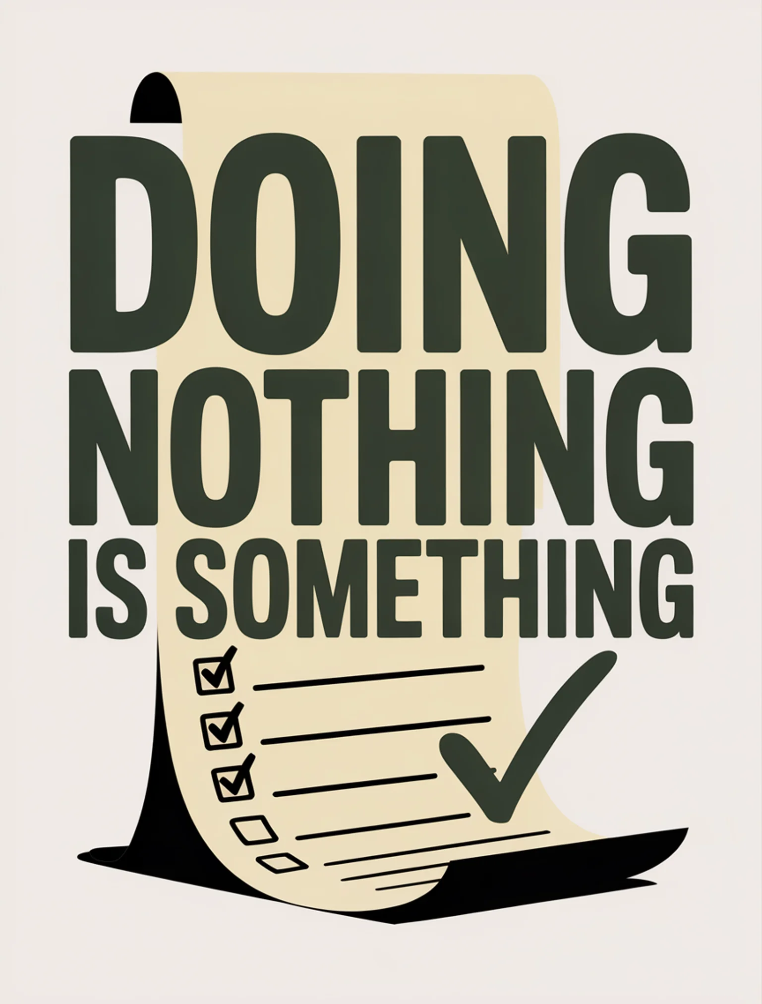 Doing Nothing Is Something