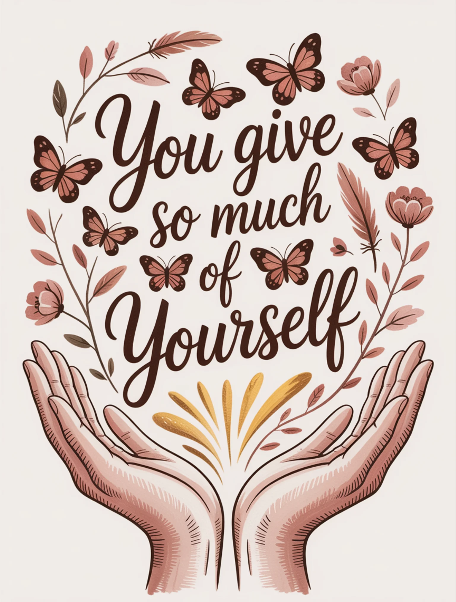 You Give So Much Of Yourself