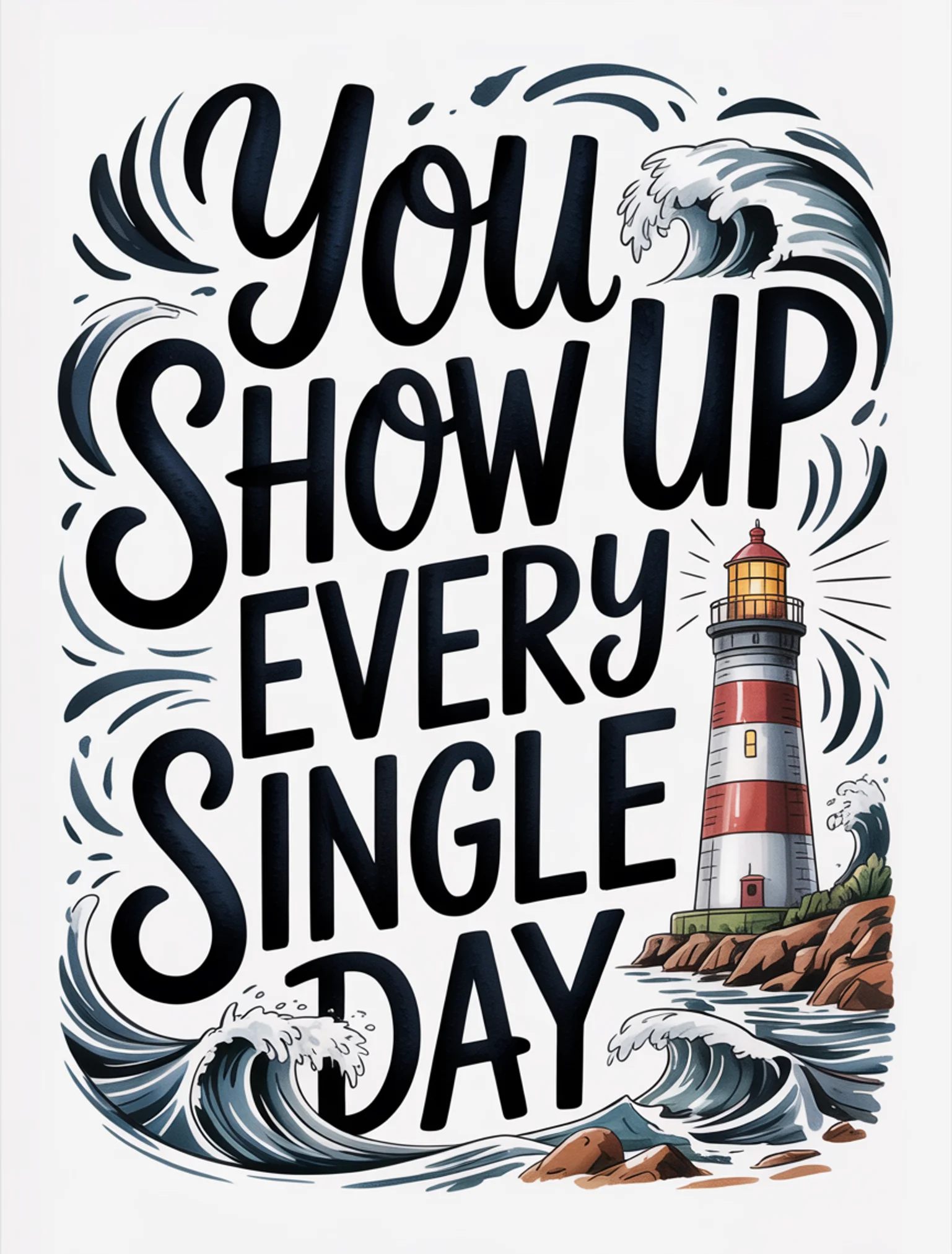 You Show Up Every Single Day